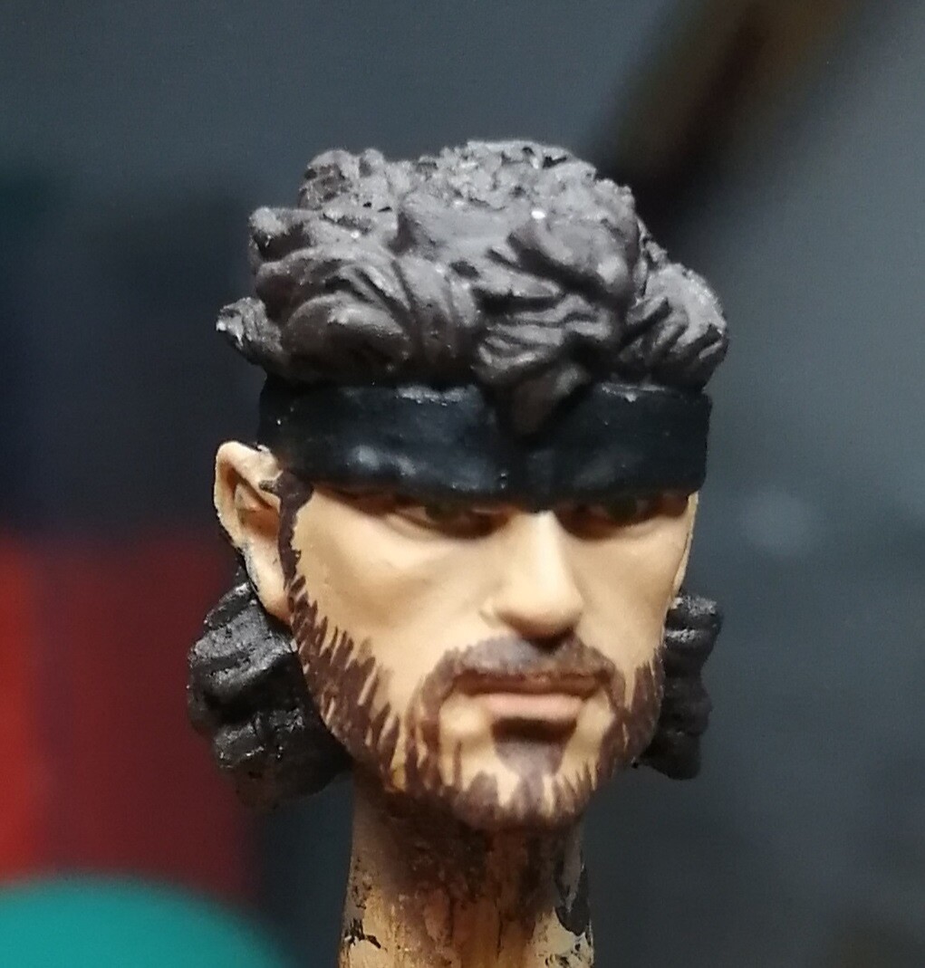 144 SOLID SNAKE – Custom resin headcast
