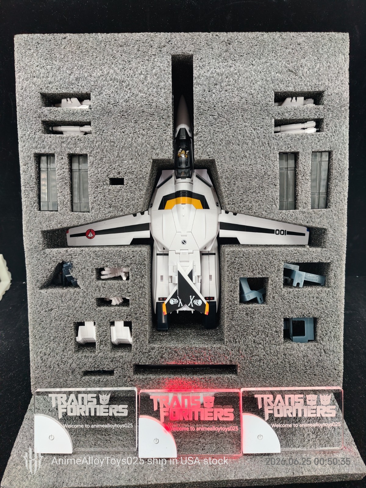 NEW Valkyrie Factory VF-1S Roy Focker Painted Model Toy 1/60 Action Aircraft USA