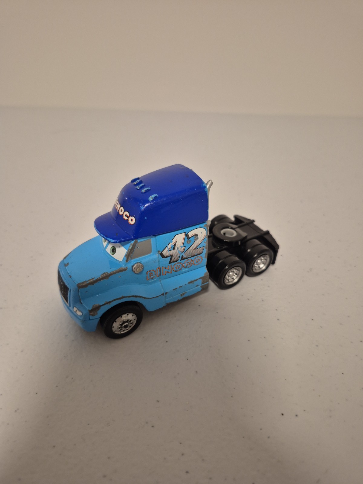 Disney Cars Cal Weathers Fecho Hauler #42 Dinoco Truck Only No Trailer.