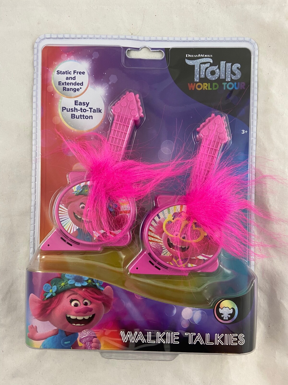 TROLLS – WORLD TOUR – WALKIE TALKIES – 2 WAY HANDHELD RADIOS – NEW