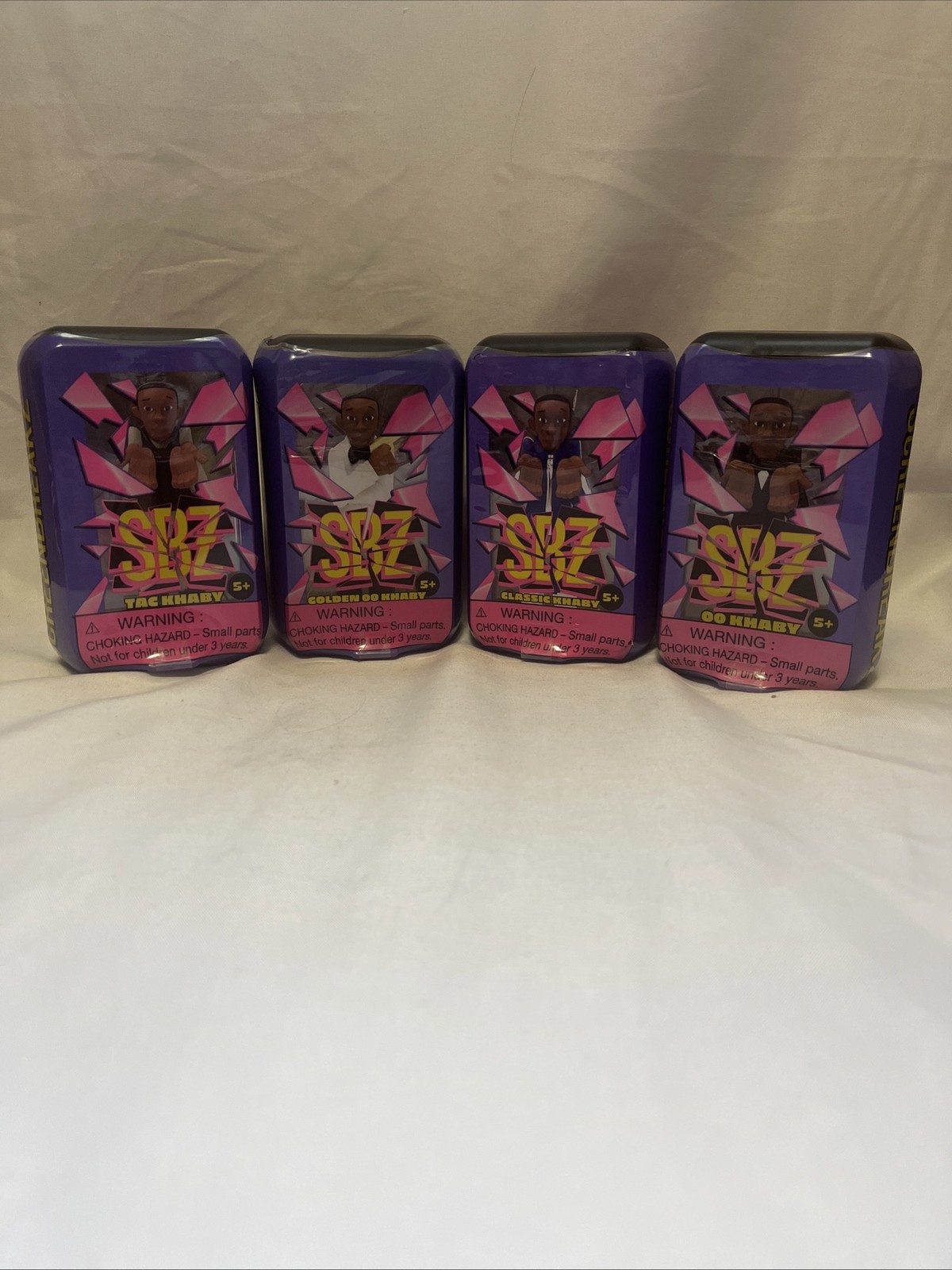 4pcs ScreenBreakZ SBZ- Tac Khaby, Golden Khaby, Classic Khaby, OO Khaby