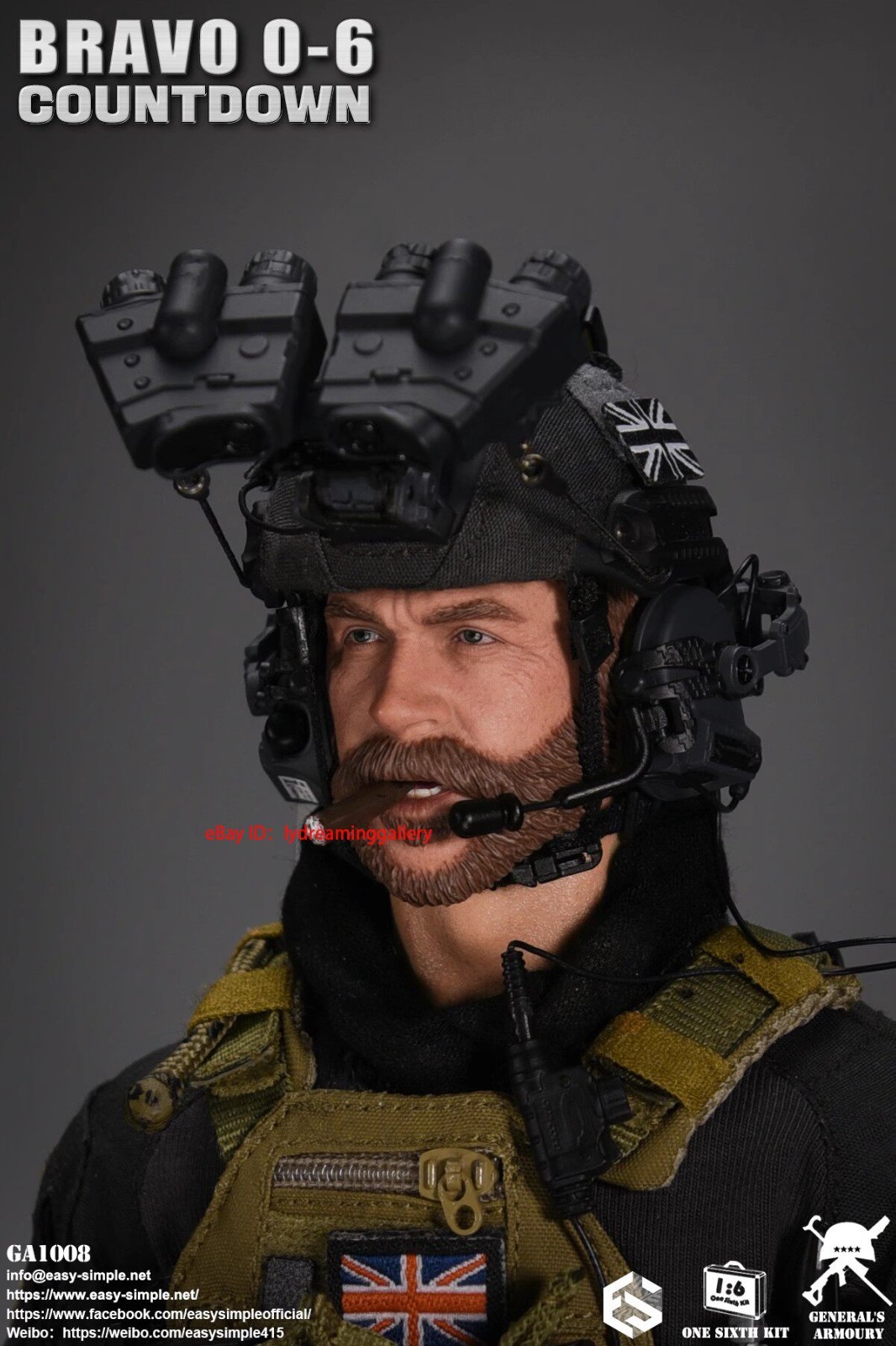 EASY&SIMPLE GA1009 Bravo 0-6 Countdown 1/6 Scale Limited Edition Action Figure