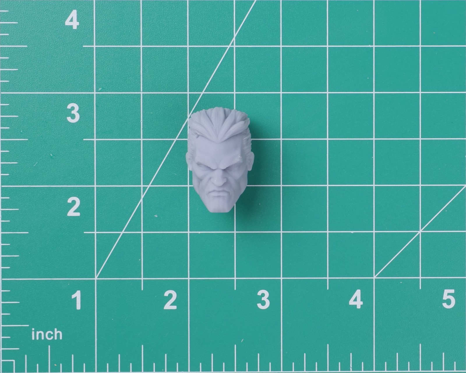 Marvel Legends The Punisher Head 6&Prime; (1:12) Unpainted 3D Resin Print