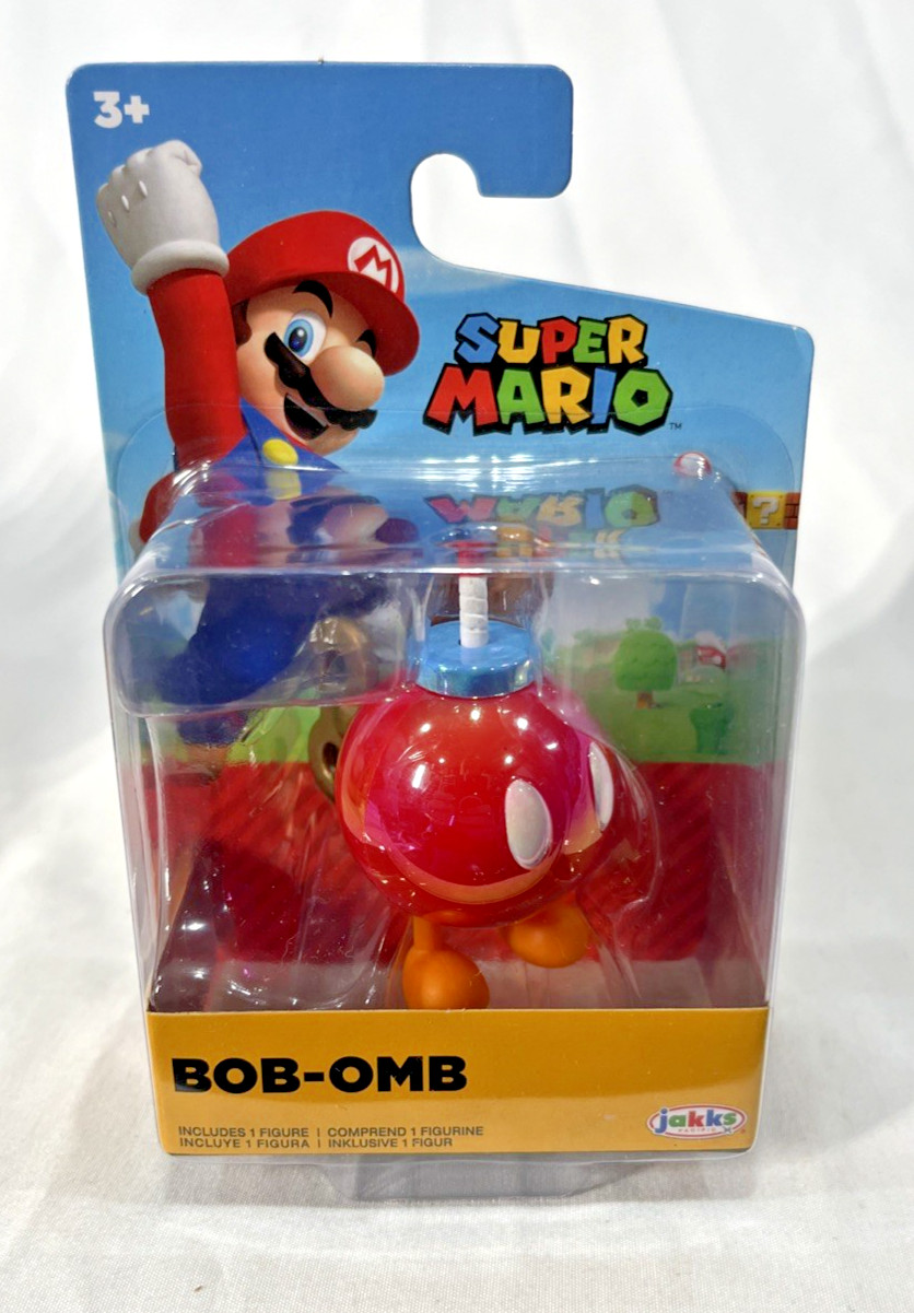 Super Mario Brothers 2.5&Prime; Figure – Bob-Omb – Nintendo NES Collectible