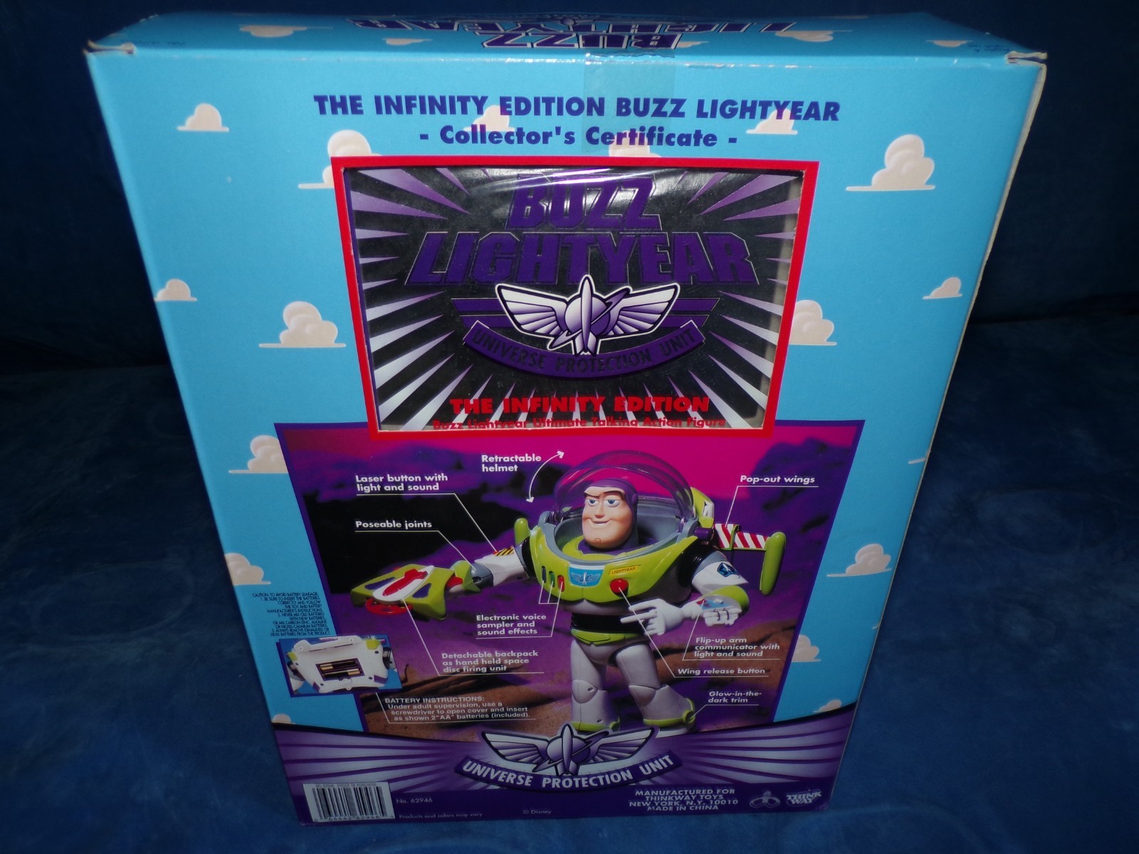 Buzz Lightyear The Infinity Edition Ultimate Talking action figure NIOP 1998