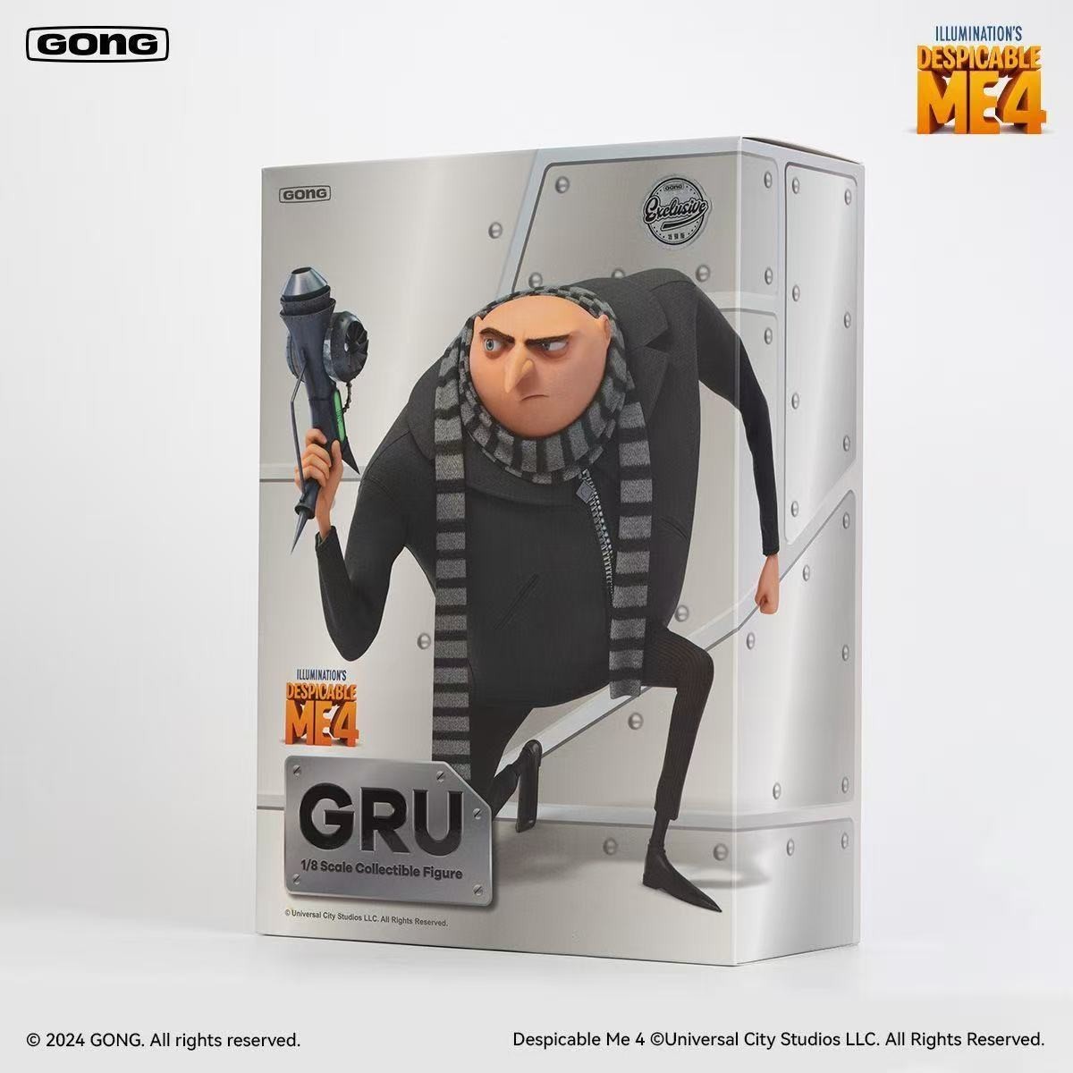 GONG Despicable Me4 Gru 1/8 Collectible Action Figure Model Brand New In Stock