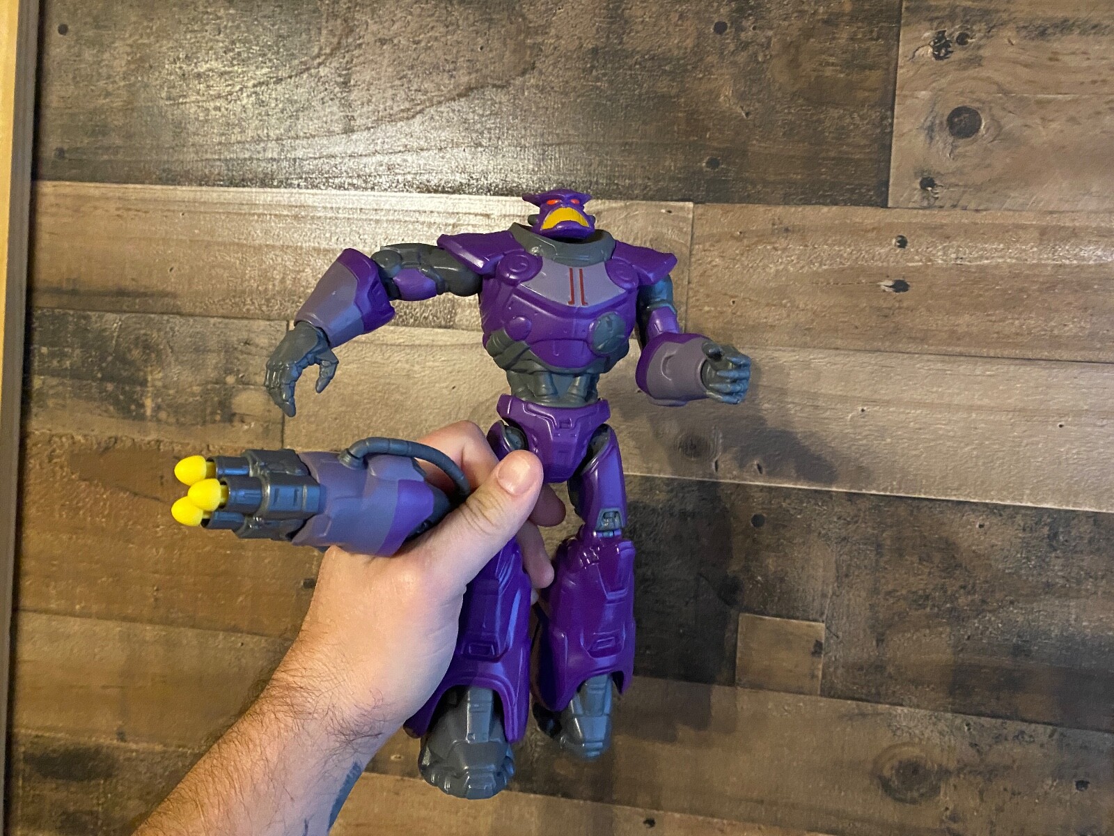 Buzz Lightyear Zurg Figure NEW Arm Blaster Posable Bendable Disney Large 10&Prime; Toy