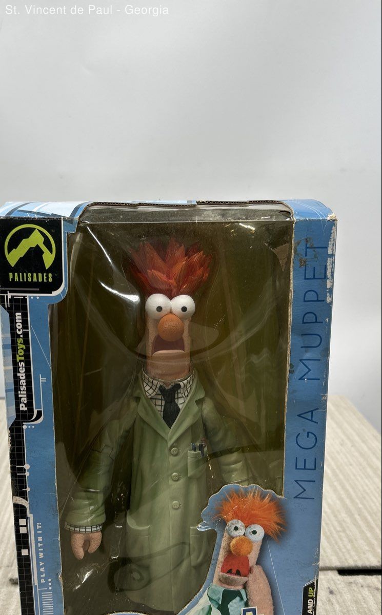 Beaker Mega 13&Prime; 2003 THE MUPPET SHOW Muppets Palisades New In Box Box Damage VGC