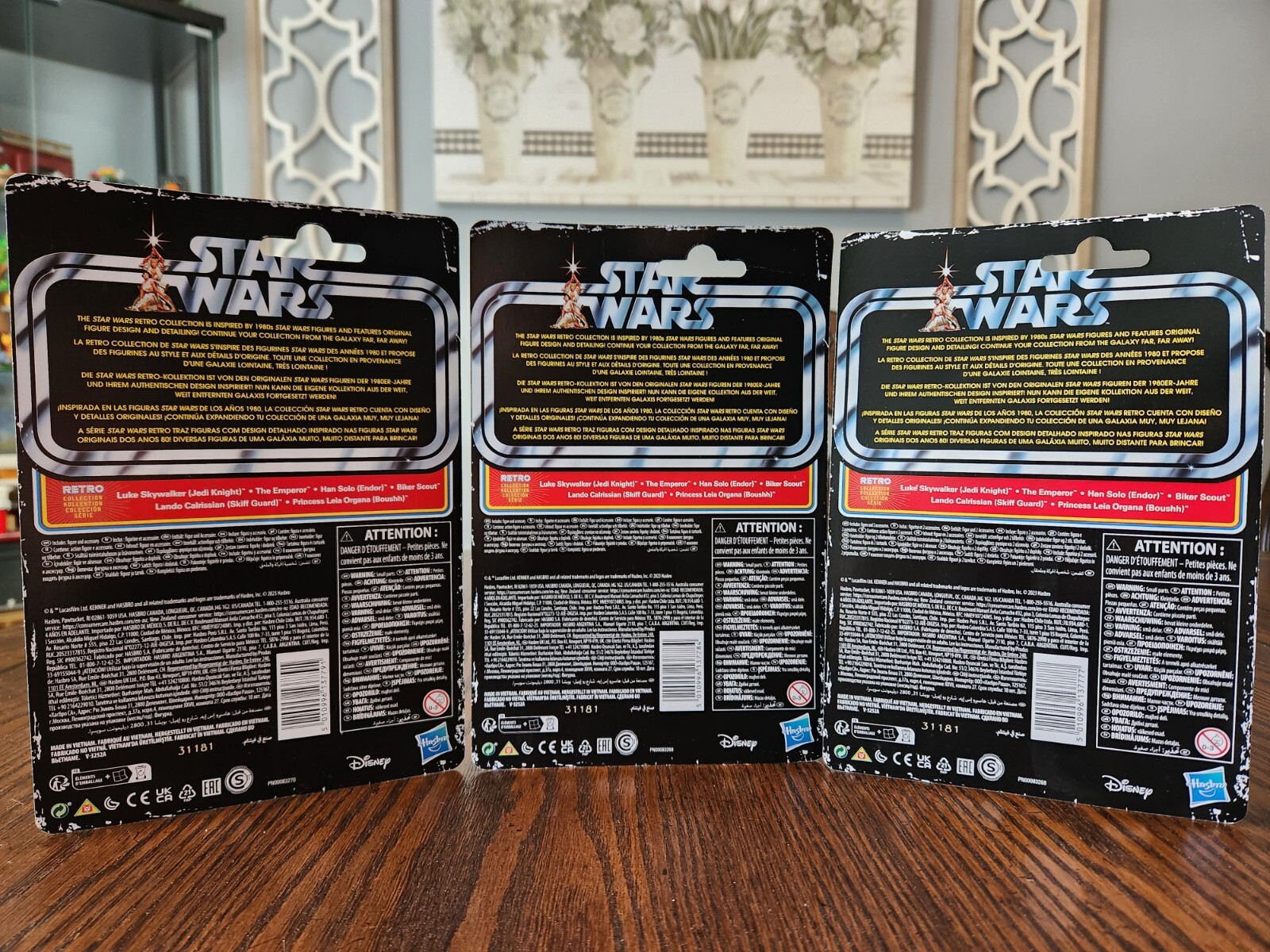 Star Wars – Luke Skywalker, Emperer & Han Solo (Endor) Retro Collection