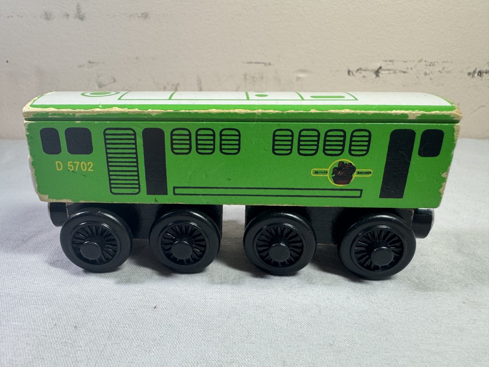 1999 Thomas Wooden Railway Boco The Diesel Learning Curve Train
