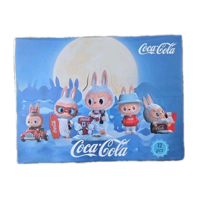 Coca-Cola Labubu Skiing Figure Official, Free Ship From US, Authentic