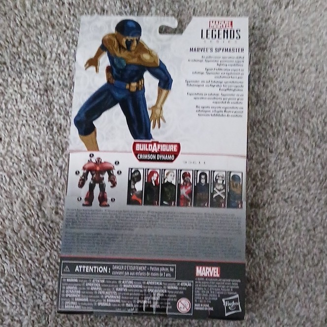 Hasbro Marvel Legends Series Spymaster Action Figure Build-A-Figure Boxed