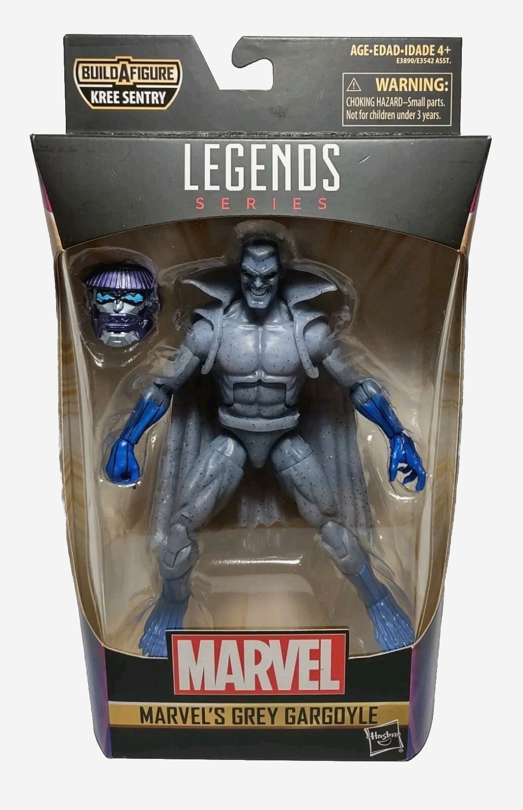 Marvel Legends Grey Gargoyle 6&Prime; Action Figure BAF Kree Sentry Head. 2018 New