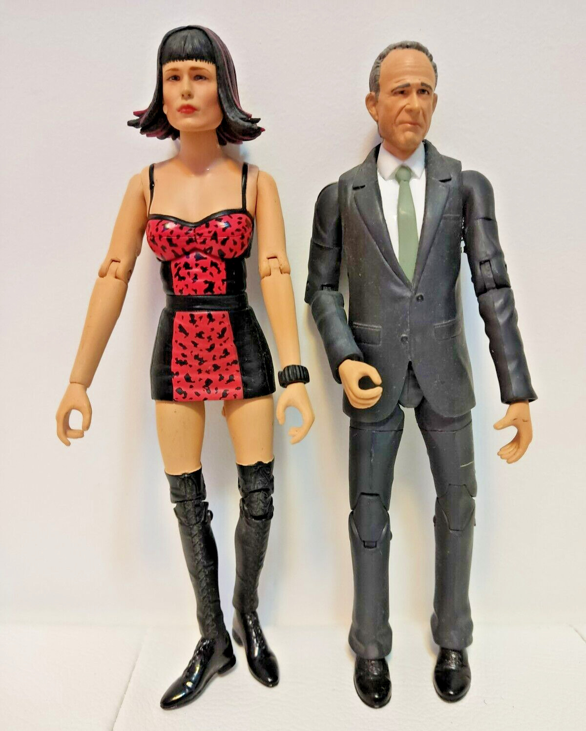 2004 Alias Sydney Bristow In Rave & Arvin Sloane 6&Prime; Figures Lot B1