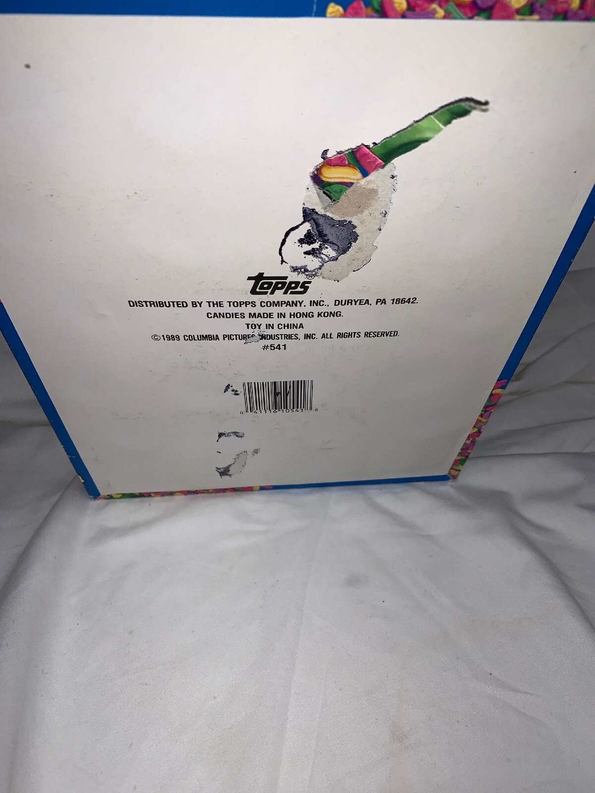 TOPPS GHOSTBUSTERS SLIMER 1989 HEAD BUST CANDY BOX CONTAINERS DISPENSER 20 PIECE