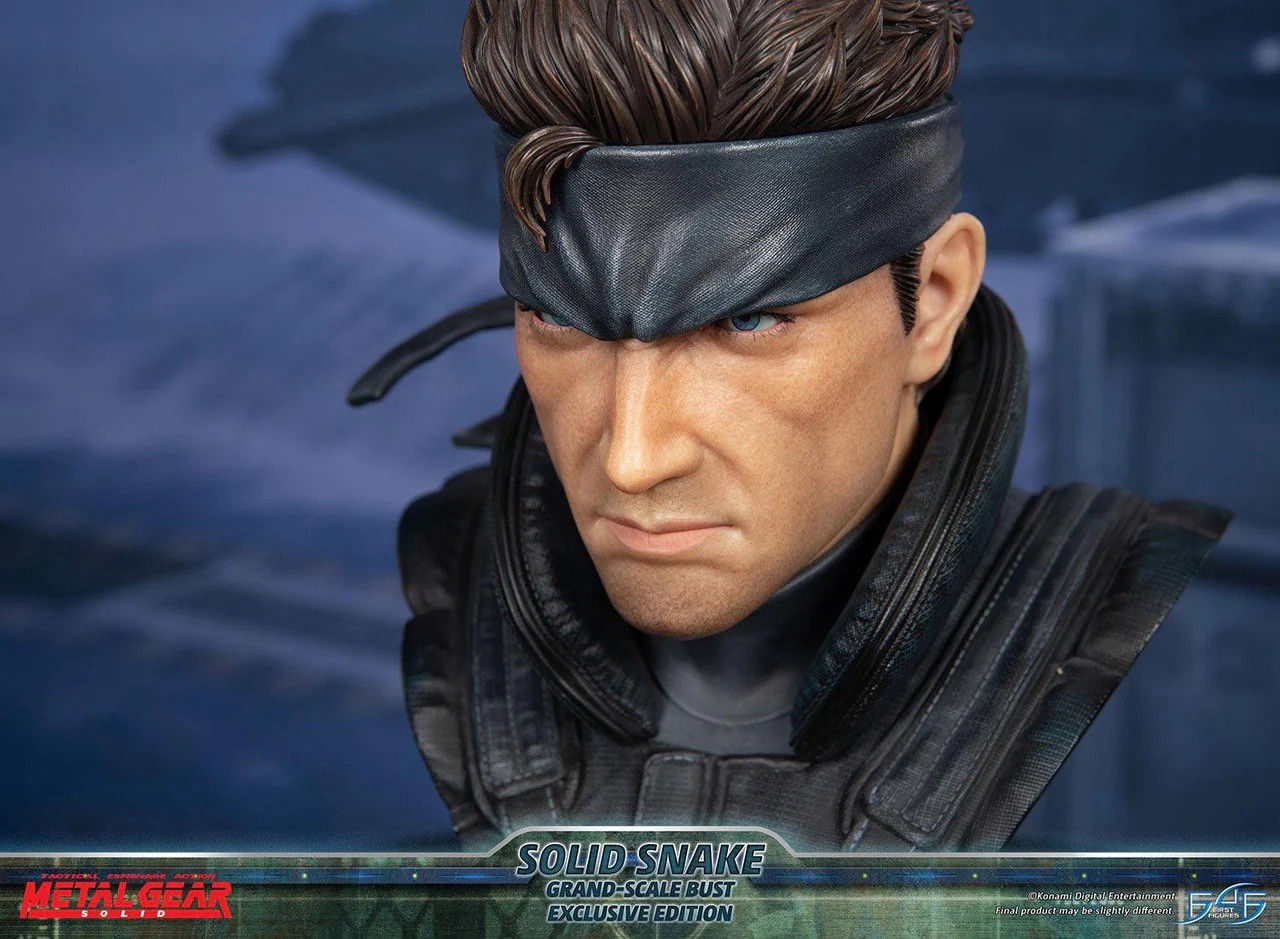 First 4 Figures Metal Gear Solid Solid Snake Grand Scale Bust Standard Polyresin