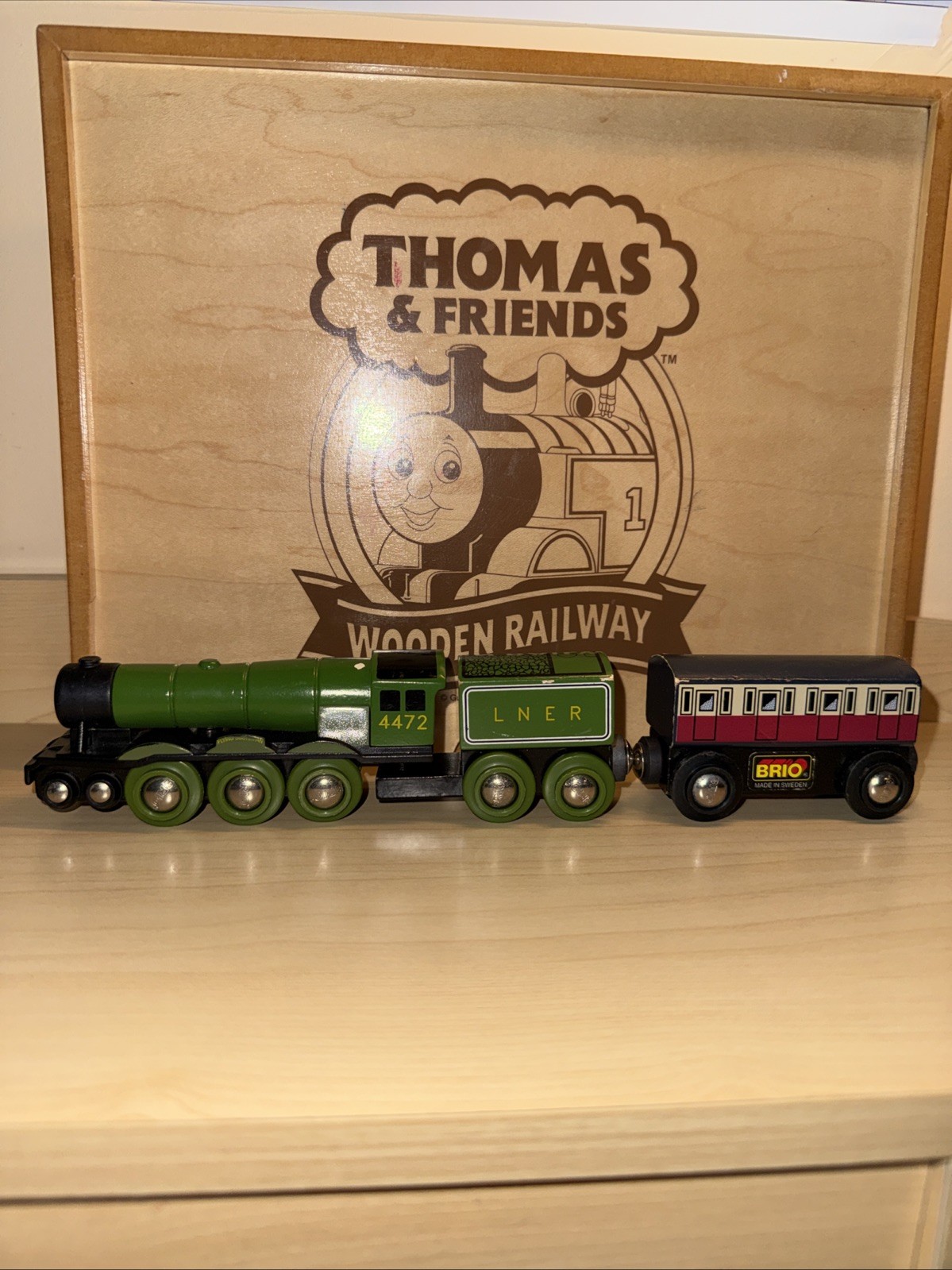 BRIO FLYING SCOTSMAN ! Thomas FRIENDS TRAIN WOODEN RAILWAY COMPATIBLE