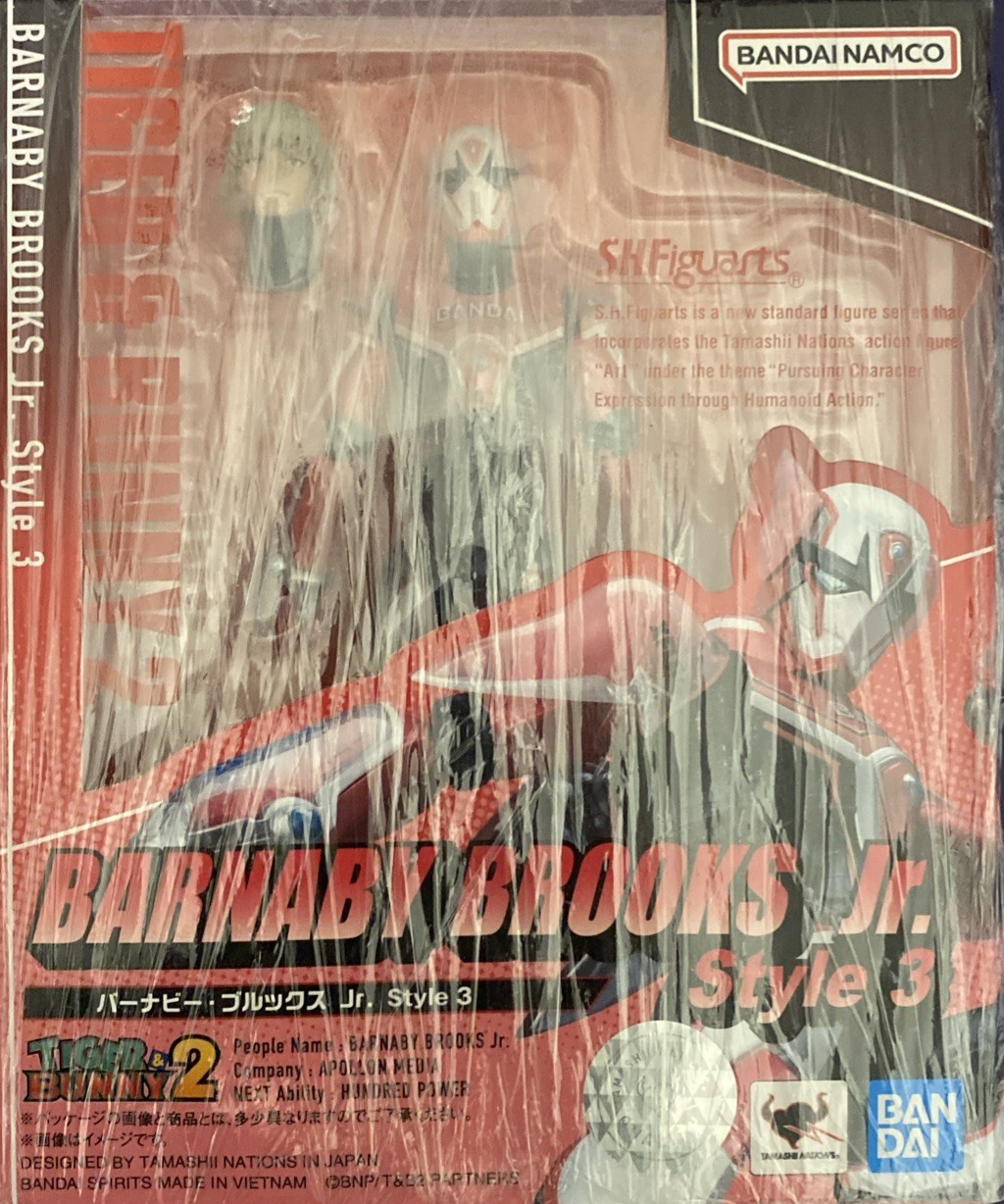 BANDAI S.H.FIGUARTS TIGER & BUNNY 2 BARNABY BROOKS JR. STYLE 3 160mm FIGURE