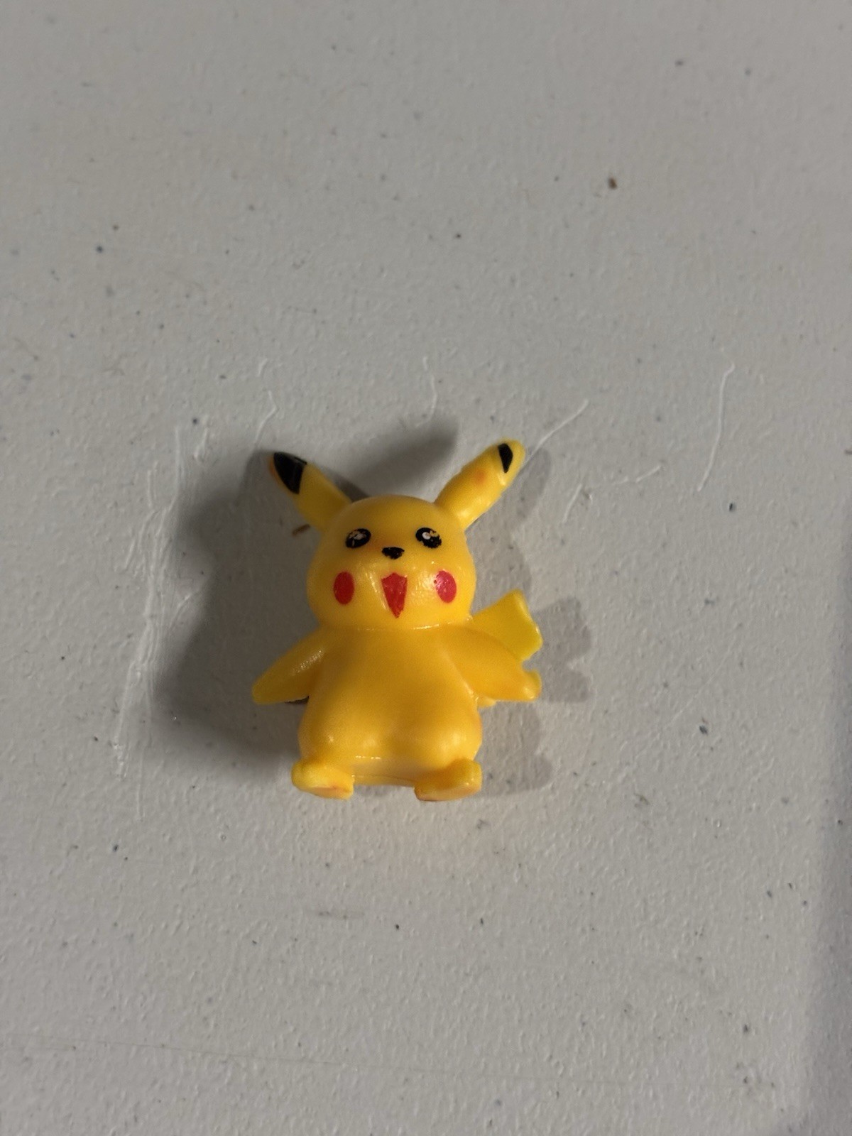 Vintage Walking Pikachu Pokemon Mini Figure 1.5 inches Hard Find Very Rare