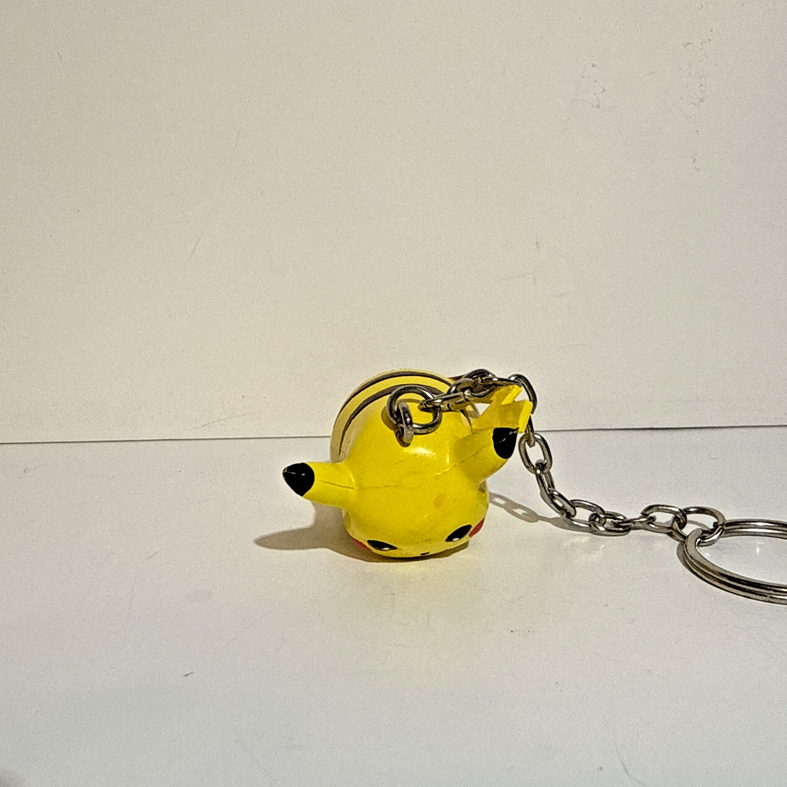 Pikachu (#025) 1999 Basic Fun BFI Pokémon Keychain Figure w/ Pokeball