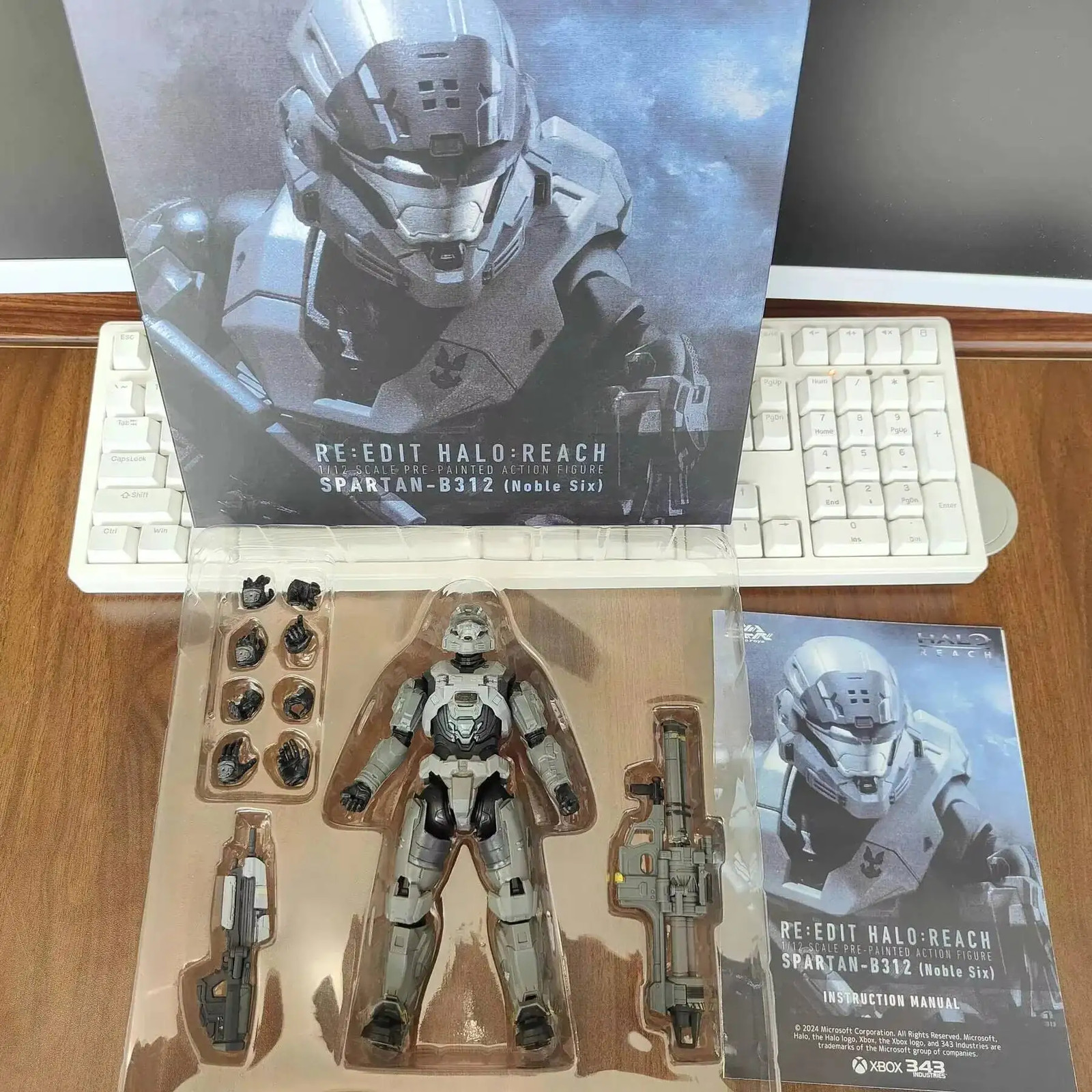 Halo Reach Emile Jun Spartan Noble Team Action Figure 1/12 18cm