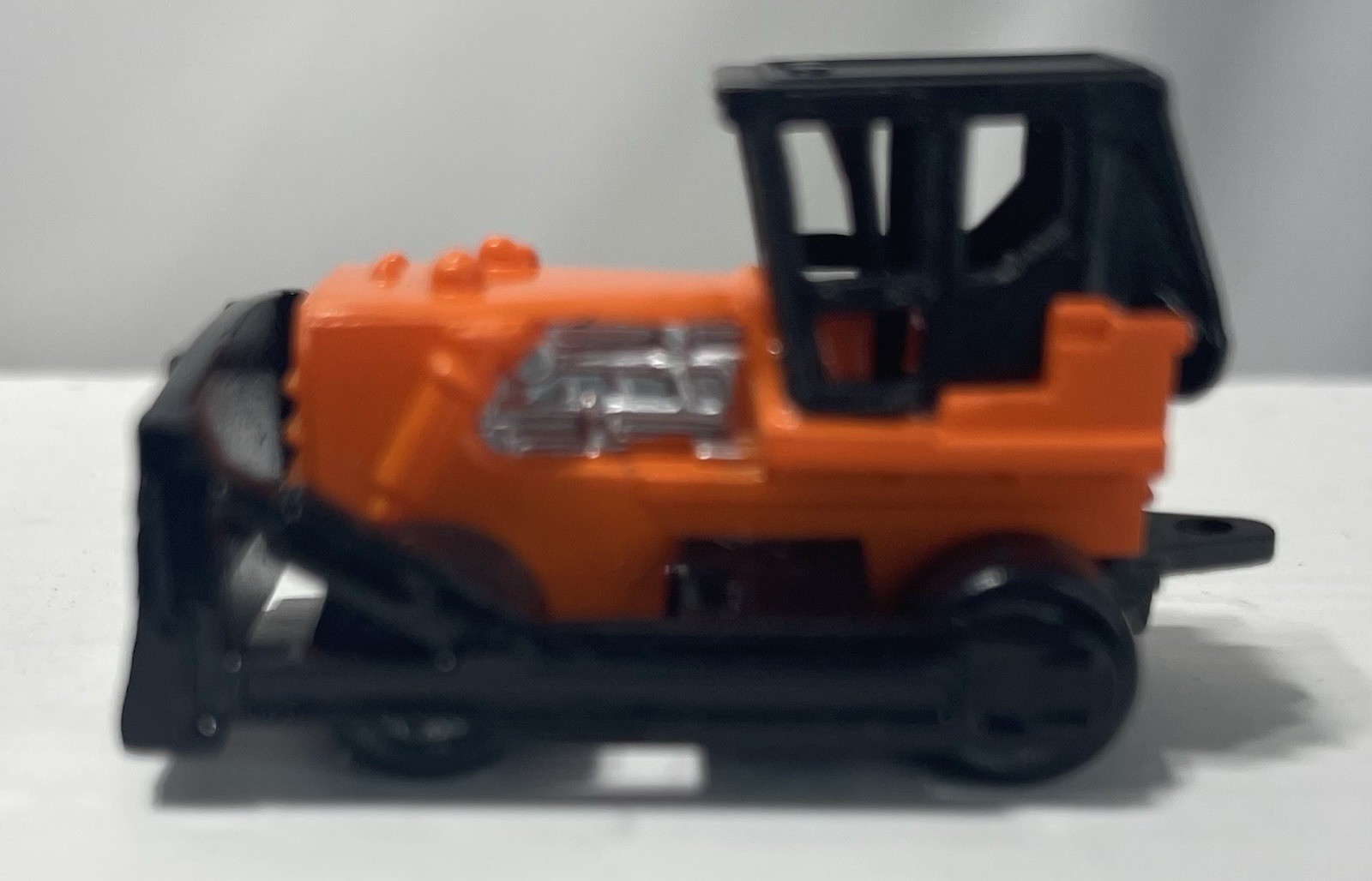 Micro Machines 1987 Orange Construction Bulldozer Heavy Equipment Galoob Vintage