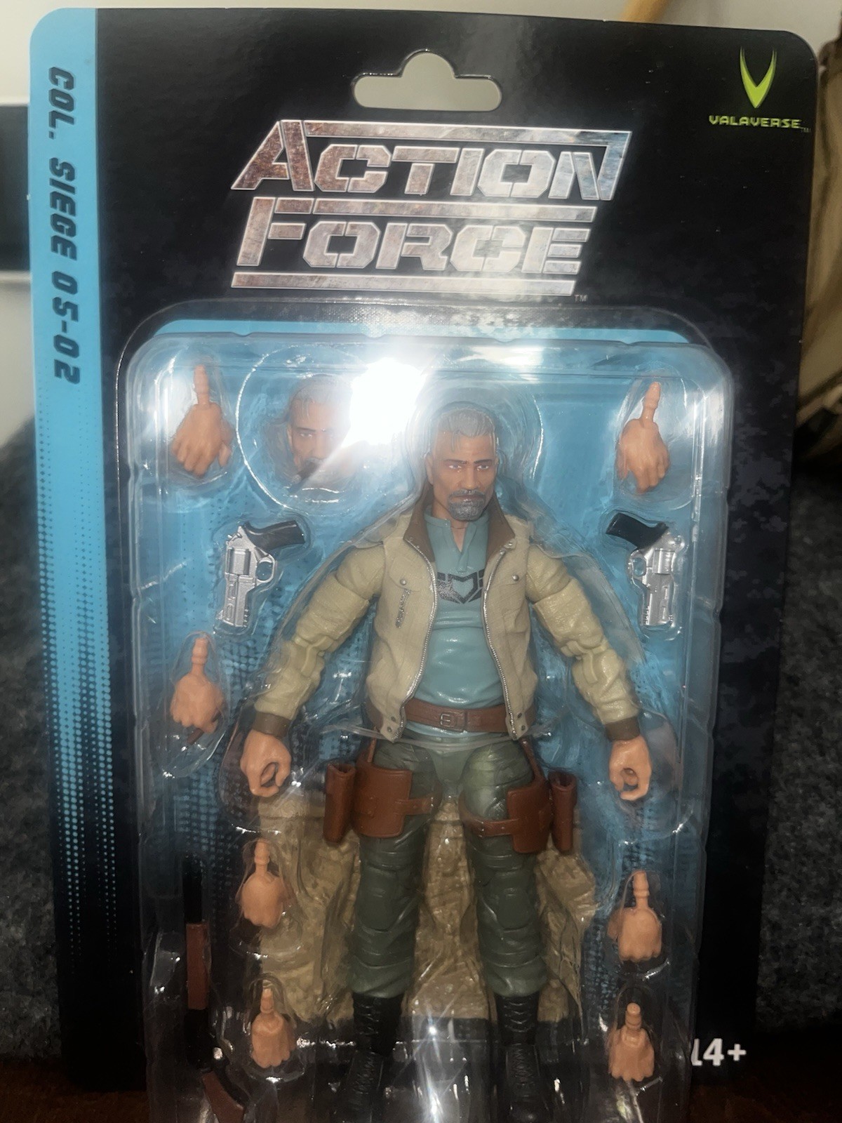 VALAVERSE 1:12 COLONEL SIEGE 6” ACTION FIGURE MOSC CUSTOM MONSTER FORCE GI JOE!