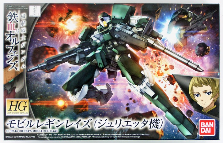 Bandai Hobby Gundam IBO Julieta&rsquo;s Mobile Reginlaze HG 1/144 Model Kit USA Seller