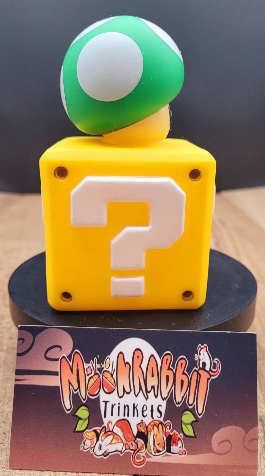 Super Mario Bros. 2017 Exclusive 4.5&Prime; 1UP Mushroom Paladone Block Vinyl Figure