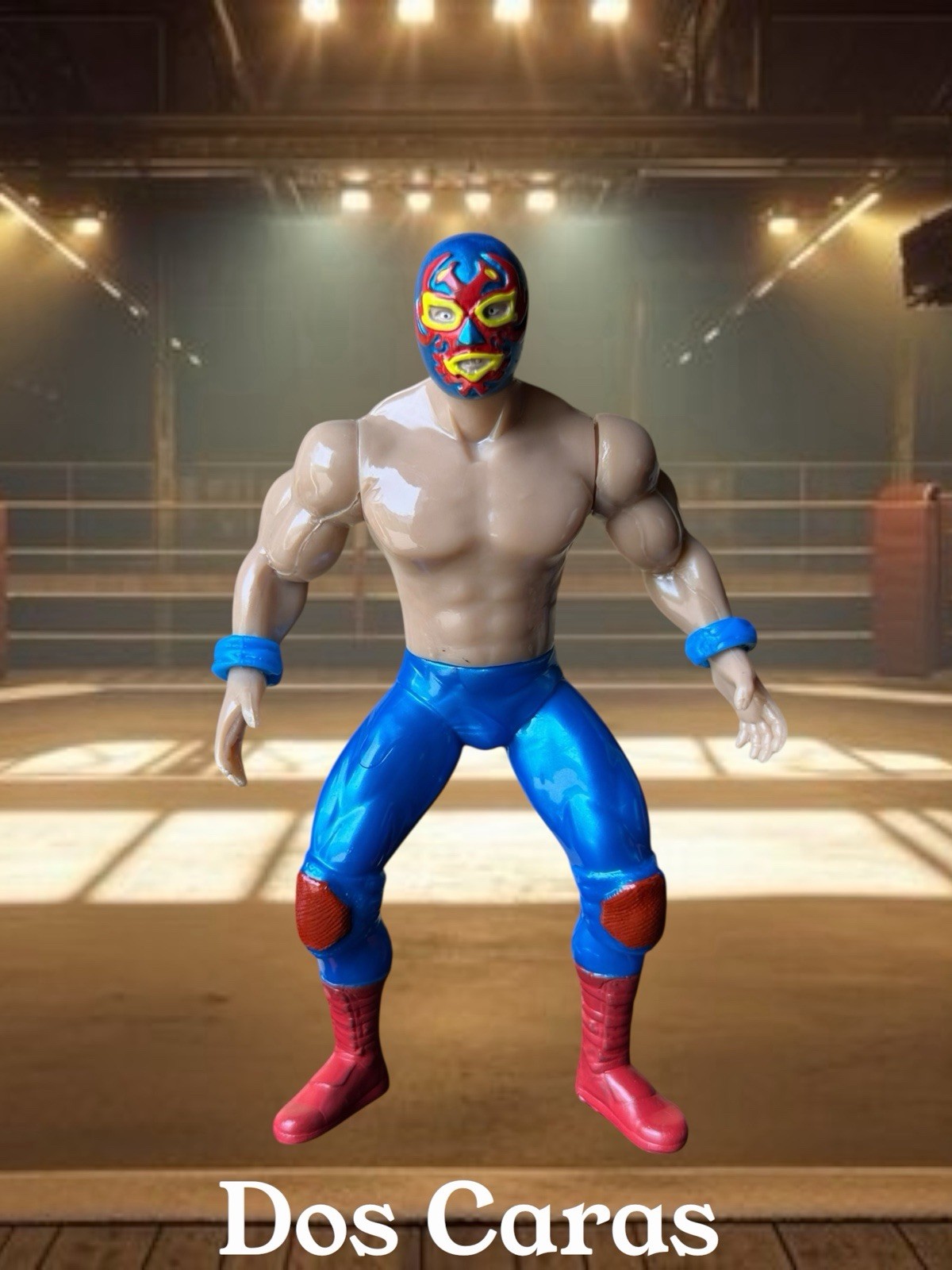Dos Caras Mexican Wrestler Toy 7&Prime; Luchadores Mexicanos CMLL AAA WWF