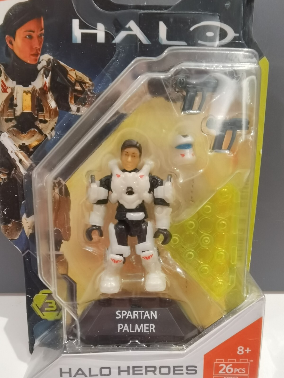 Mega Bloks Halo Heroes Series 3 SPARTAN PALMER FFP53 figure RARE