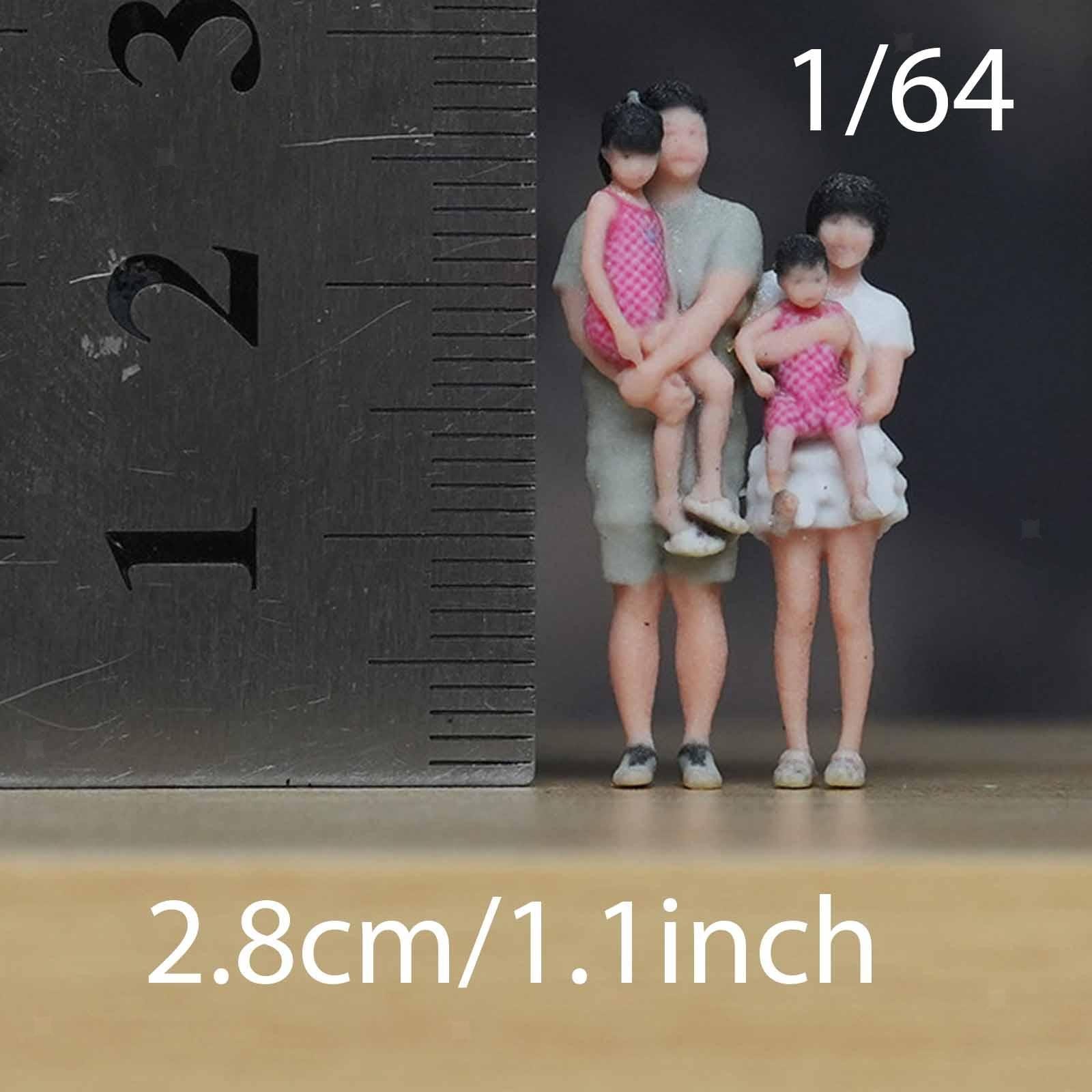 1:64 Miniature Figurines Micro Layout Diorama Scenery Micro Landscape Collection