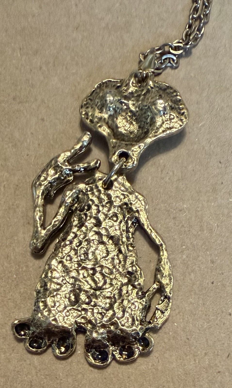 Rare Vintage E.T. EXTRA TERRESTRIAL Metal Jeweled Necklaces NOS 1982 Lot6