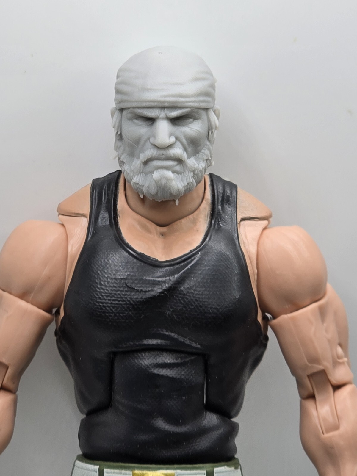 3d Printed GEAR WARRIOR MARK HEAD #1 1:12 6&Prime; Classified Legends SCALE