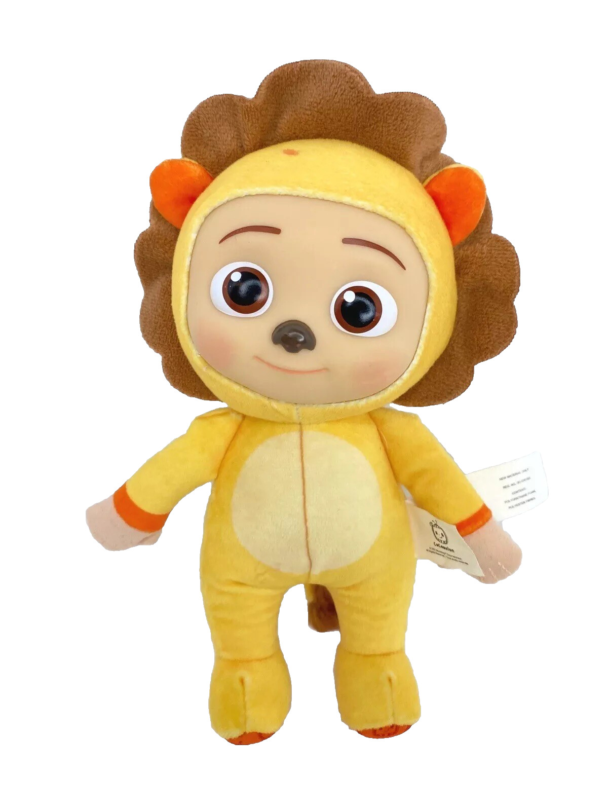 Jazwares CoComelon 8&Prime; JJ Lion Plush Soft Toy Stuffed Animal EUC