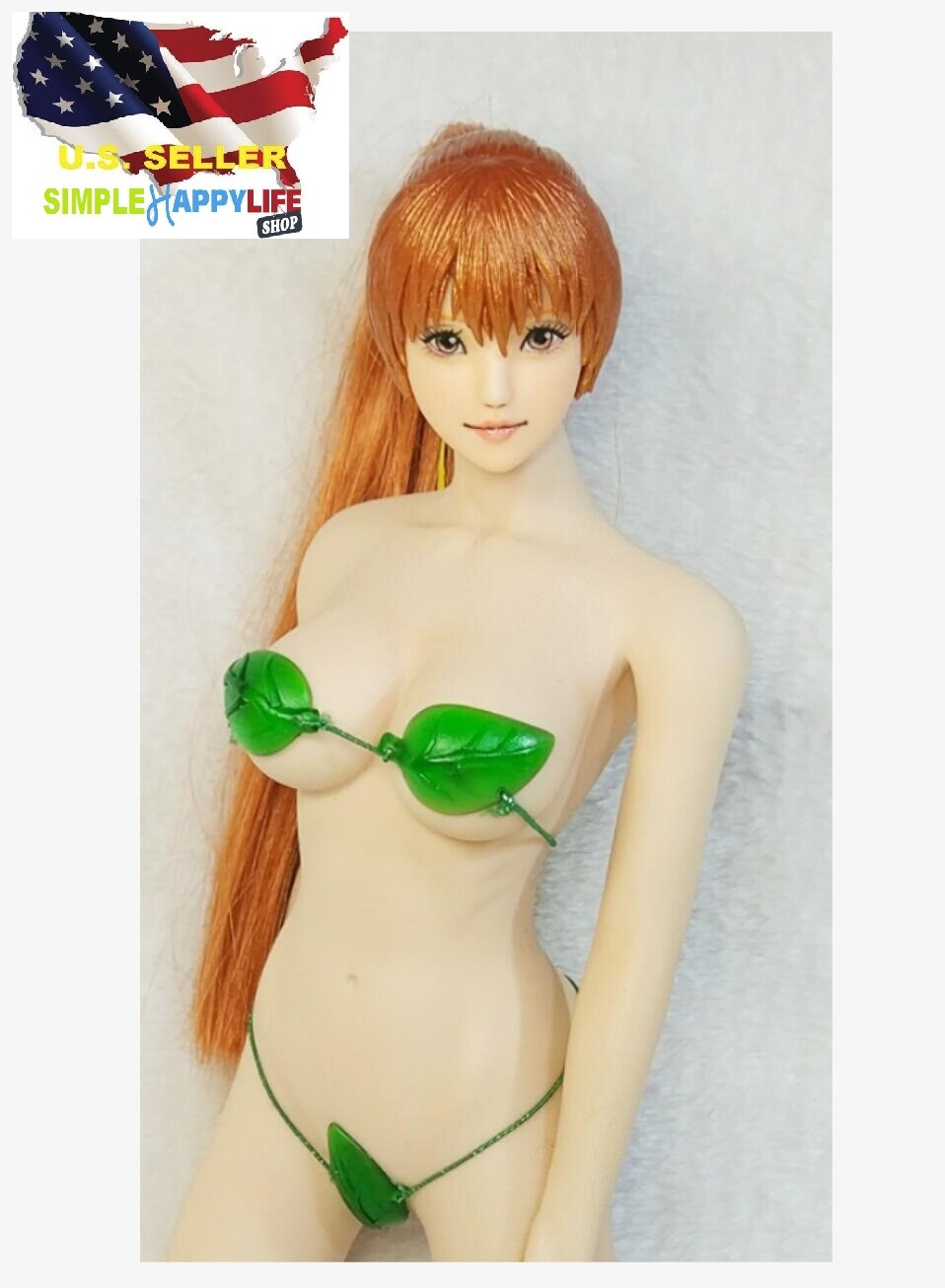 1/6 Leaf shape Bikini Swimsuit For 12&Prime; female figure Phicen hot toys kumik ❶USA❶