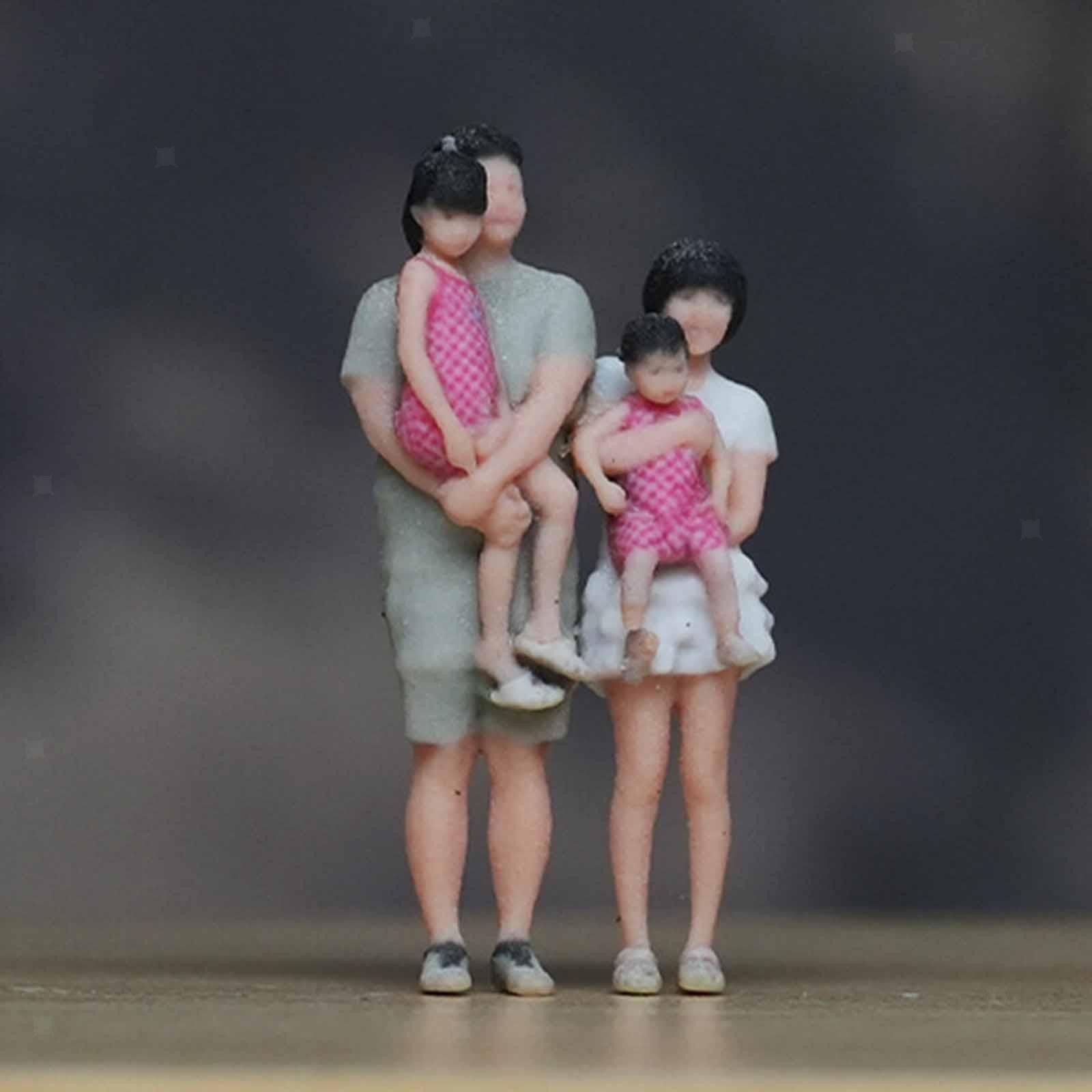 1:64 Miniature Figurines Micro Layout Diorama Scenery Micro Landscape Collection