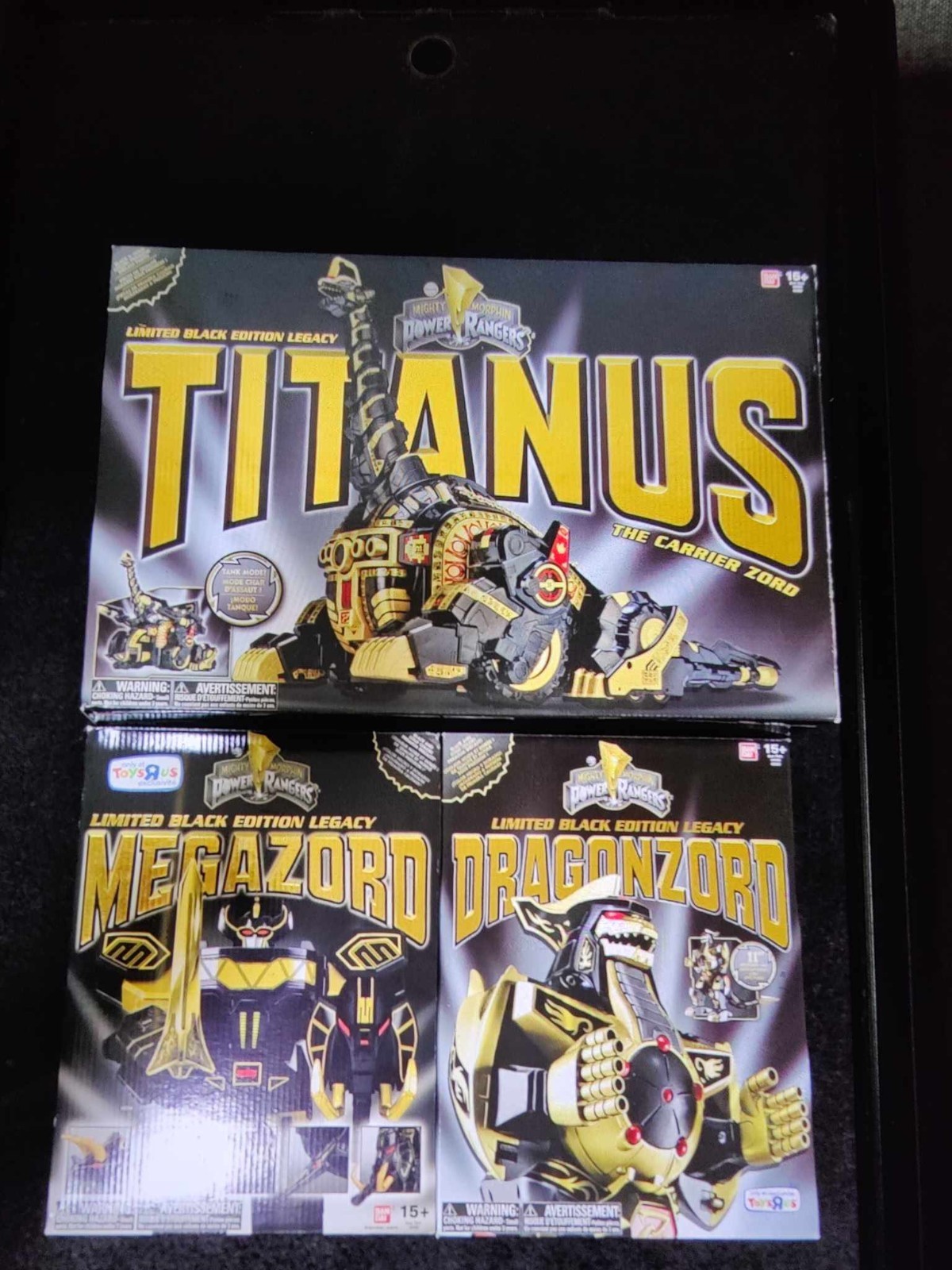 Mighty Morphin Power Ranger Limited Edition Legacy Zords All Three