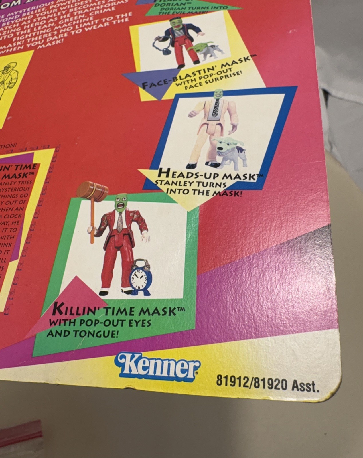 The Mask From Hero to Zero Killin Time Mask Vintage 1995 Figure MOC Kenner