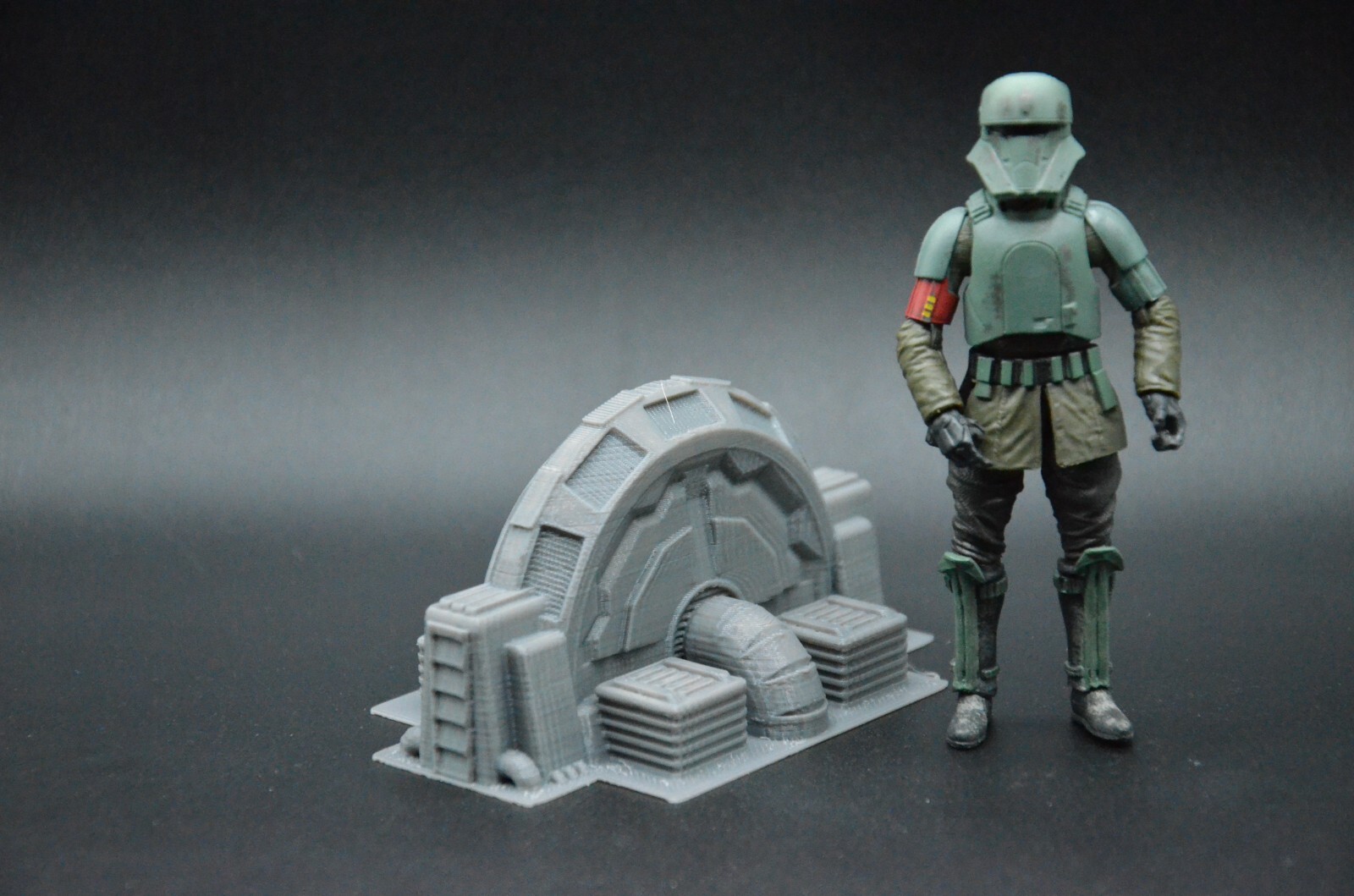 STAR WARS INDUSTRIAL GENERATOR SCI FI 3 3/4&Prime; FIGURE CUSTOM DIORAMA 1:18 MECH