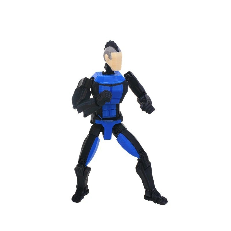3D Printed Invincible Superhero Action Figures with Articulatable Limbs
