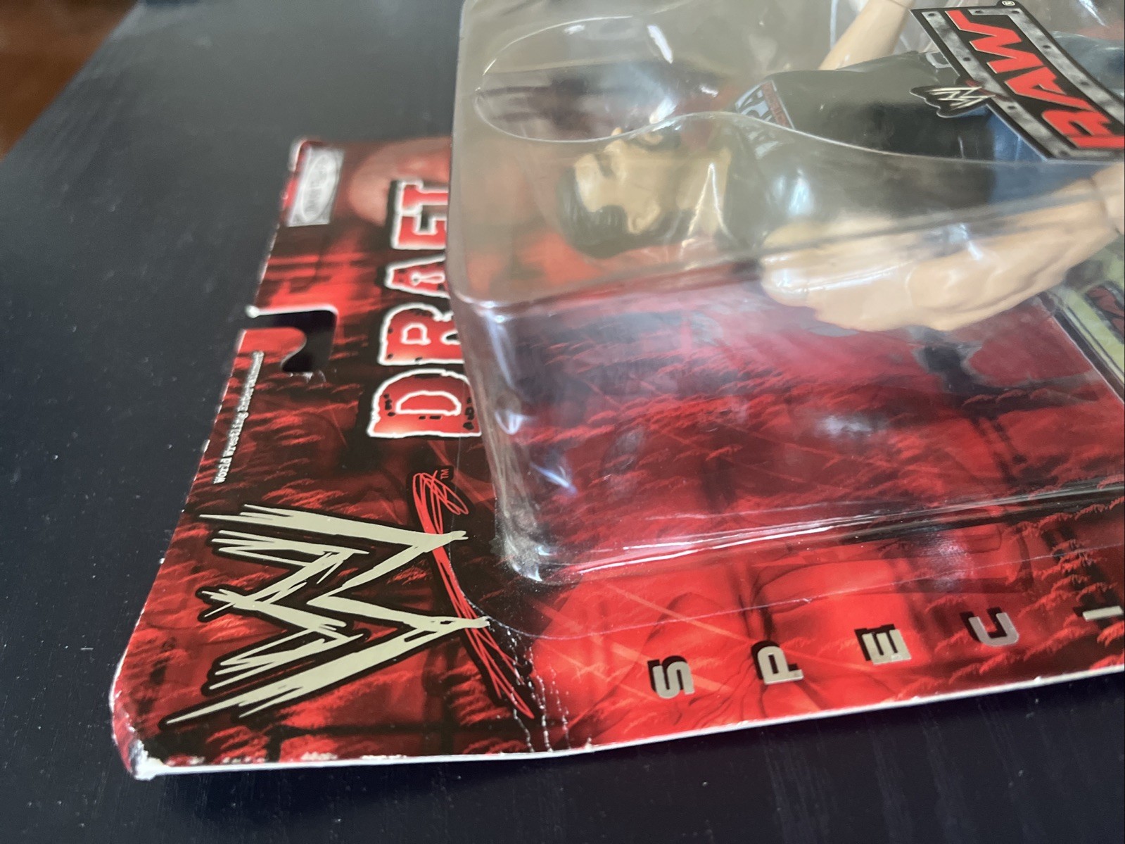WWE Draft RAW Bradshaw Limited Edition Wrestling Action Figure 2002 JAKKS New