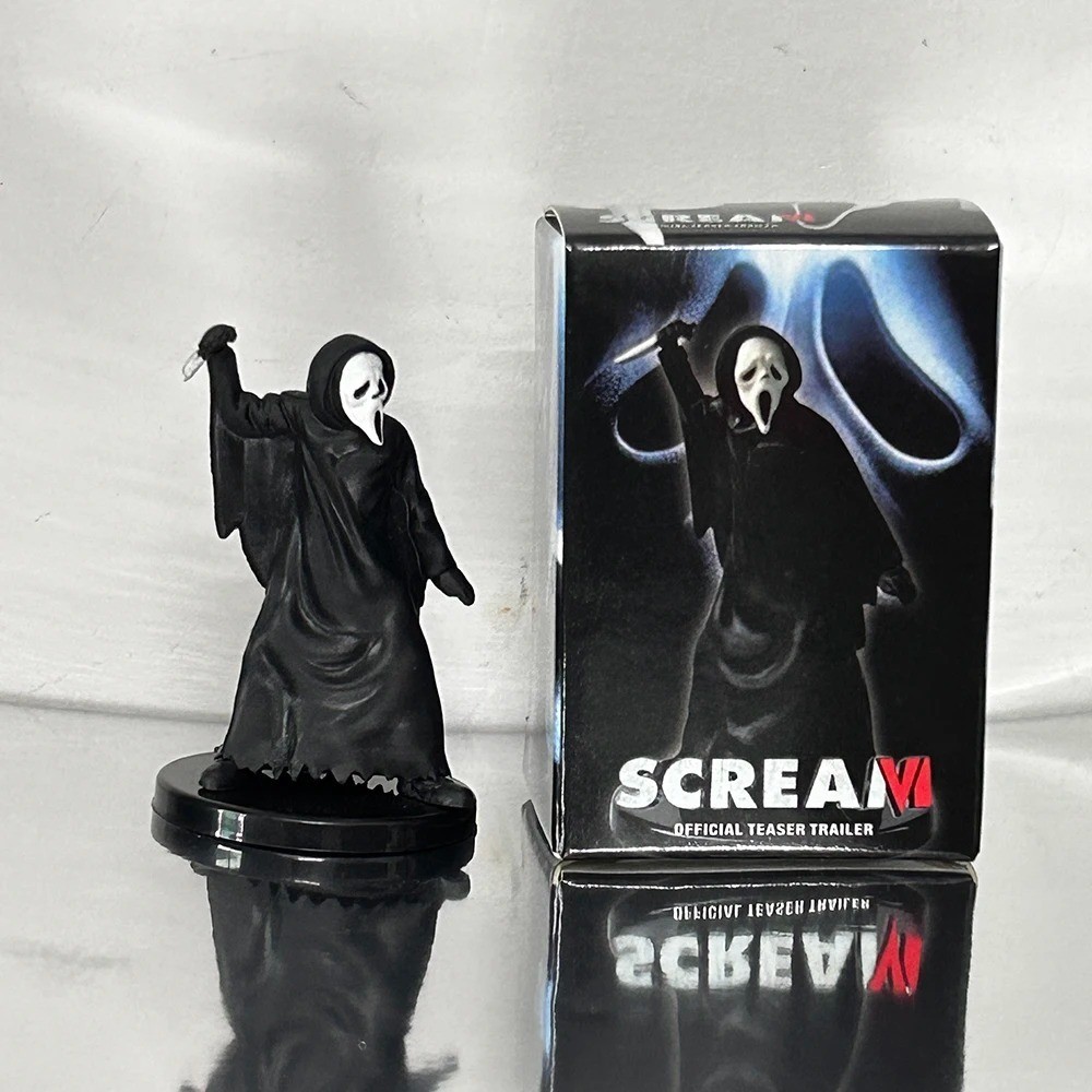 6cm Horror Figure Set – Ghostface, The Nun & Billy Collectible Desk Toys
