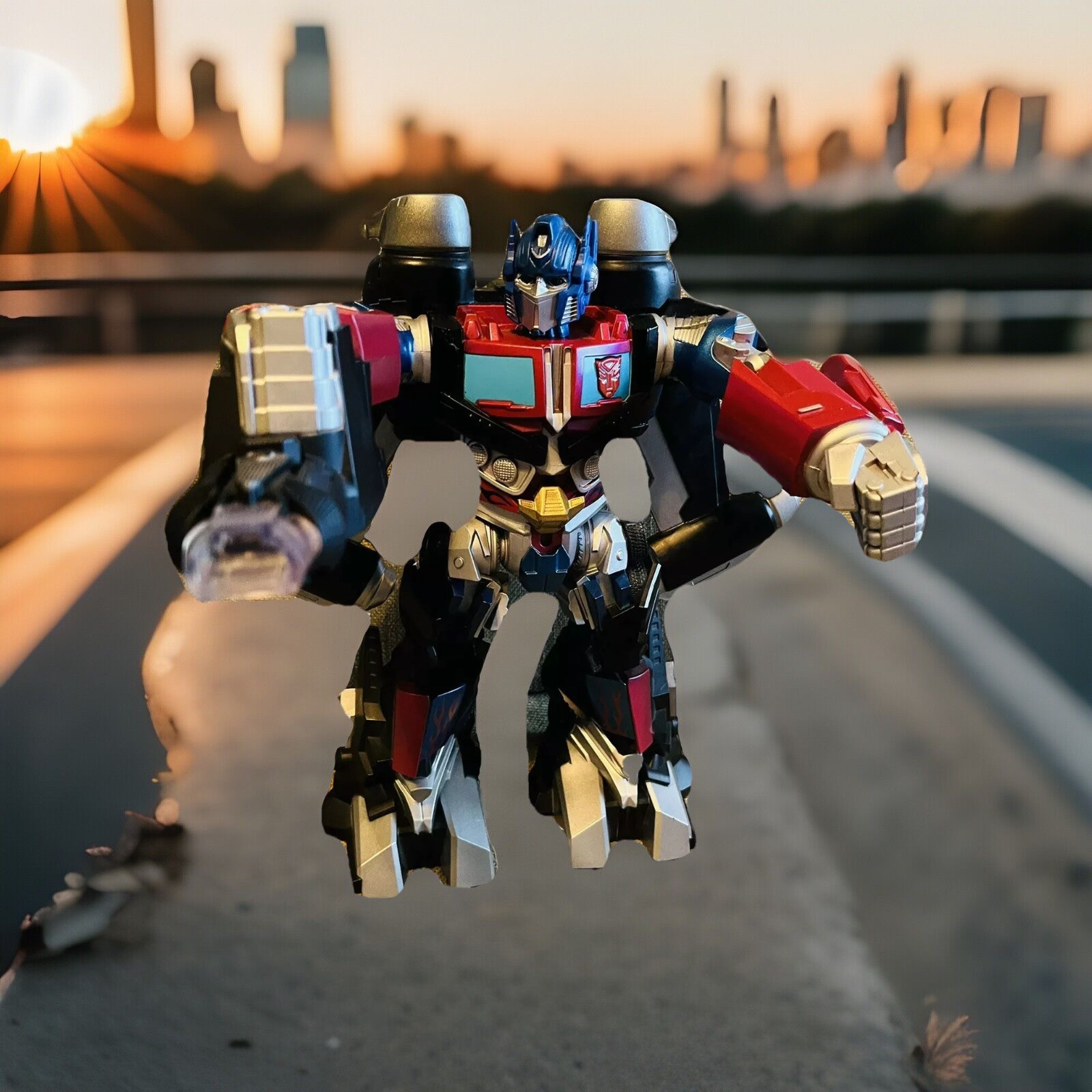 RARE Transformers Mega Power Bots OPTIMUS PRIME Hasbro 12&Prime; Lights Talking Moves