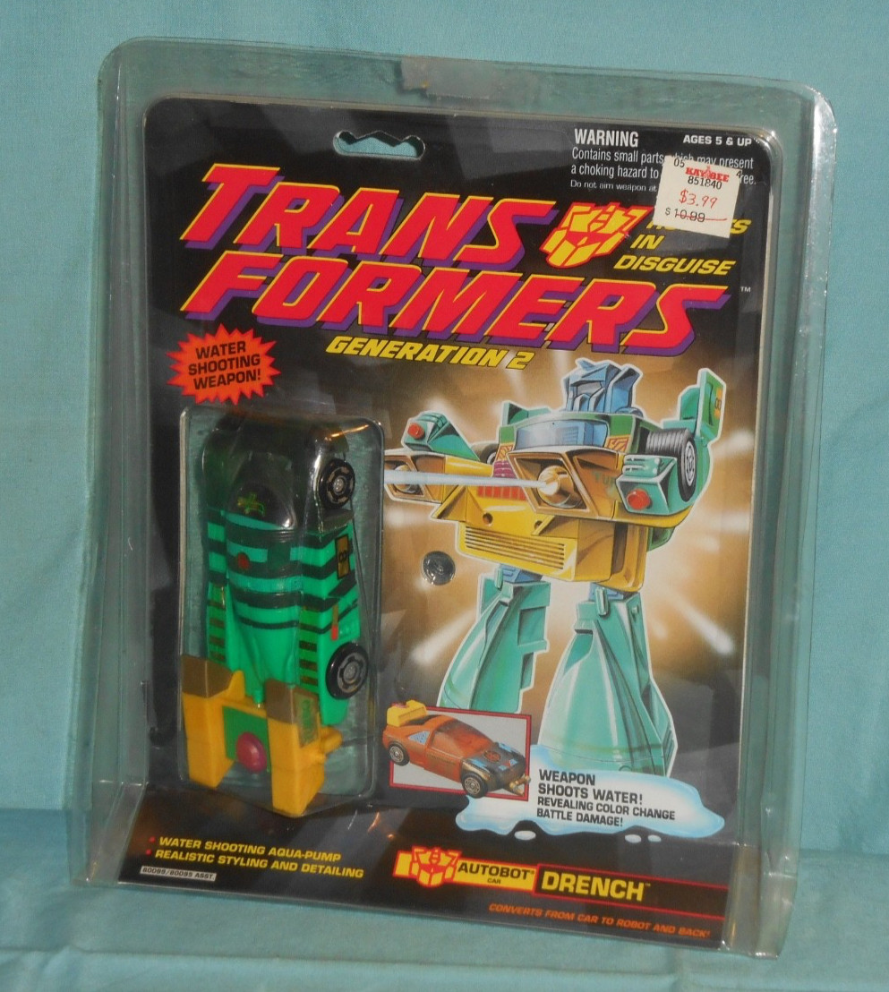 original G2 Transformers DRENCH 100% COMPLETE + original OPENED package FREESHIP