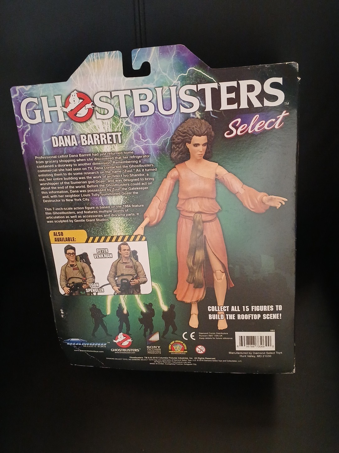 Diamond Select Ghostbusters Dana Barrett Action Figure 2016 NIB Some Box Dmg