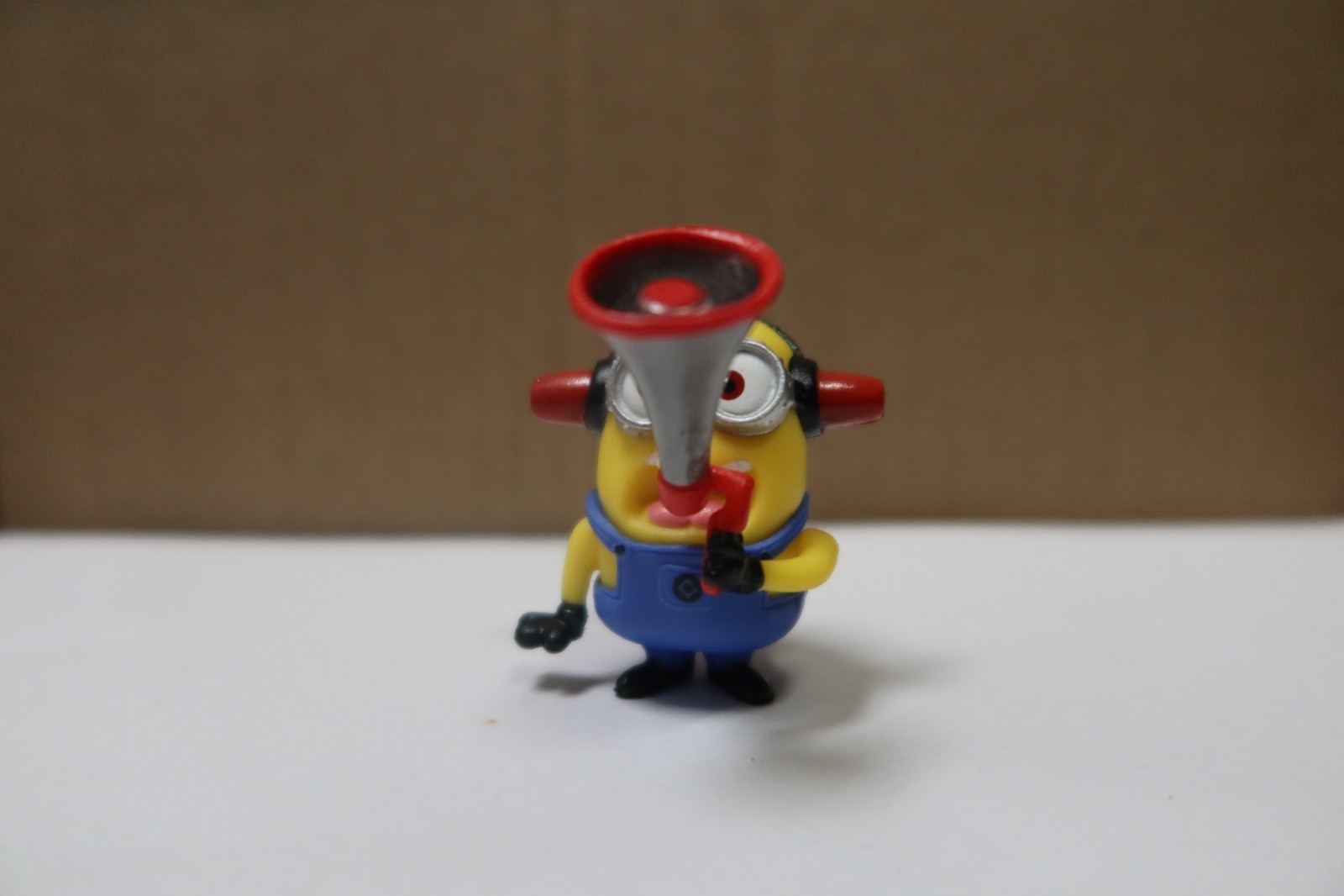 Despicable Me 2 Minion Fireman Carl Mini FIgure Bullhorn Microphone