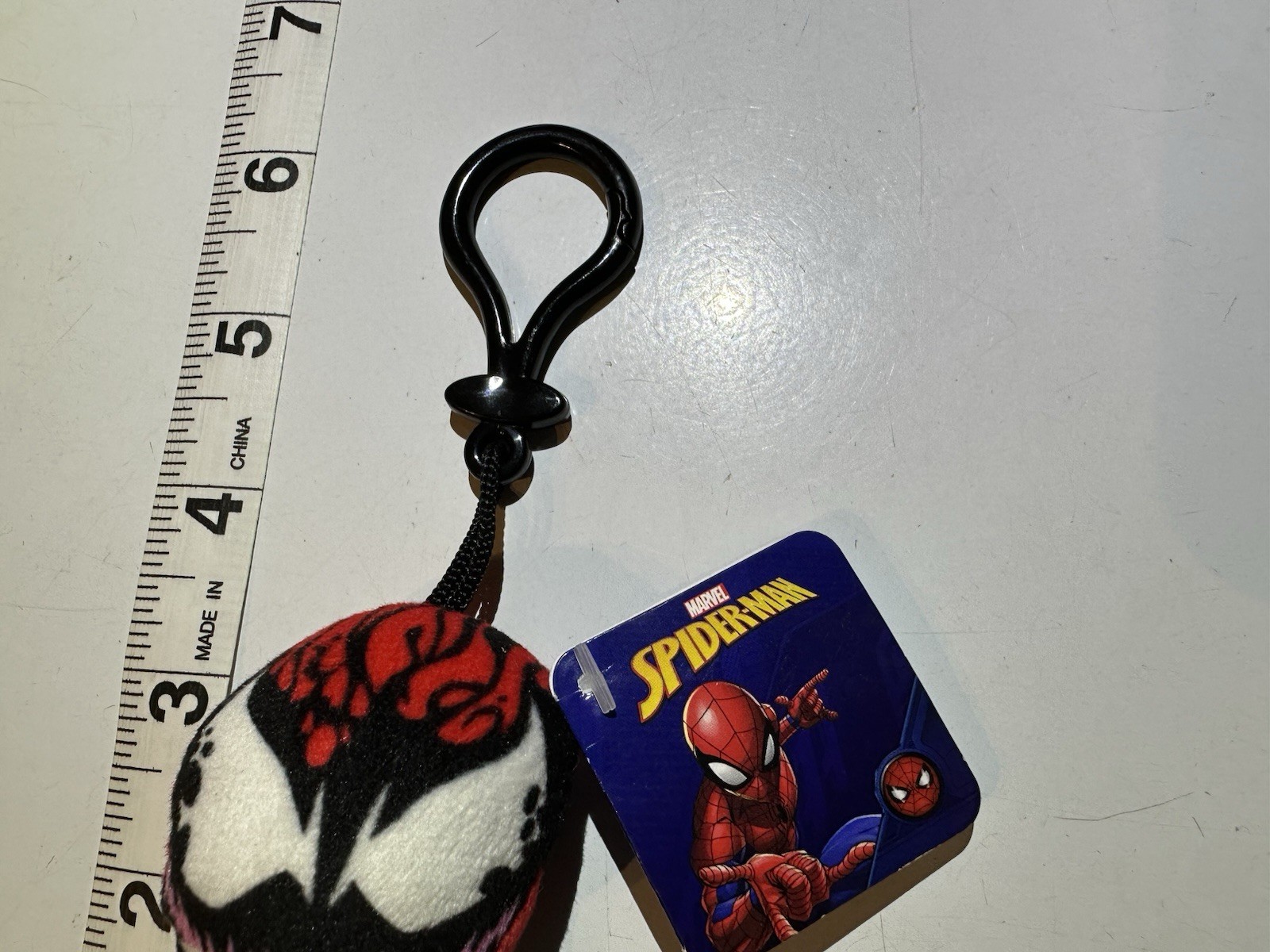Carnage Plush Keychain Accessory Spiderman Villain 3.5 inch Marvel Good Stuff