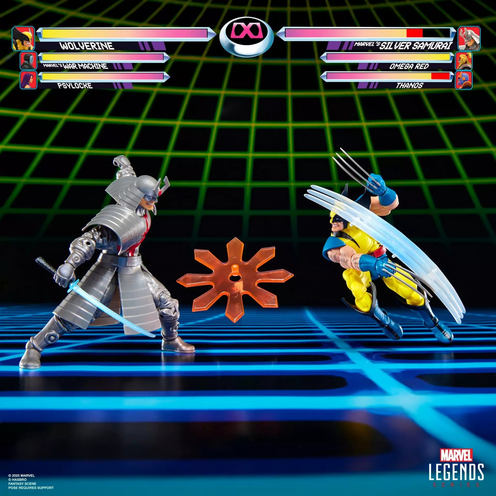 Marvel Legends Series Gamerverse Wolverine vs Marvel&rsquo;s Silver Samurai IN STOCK