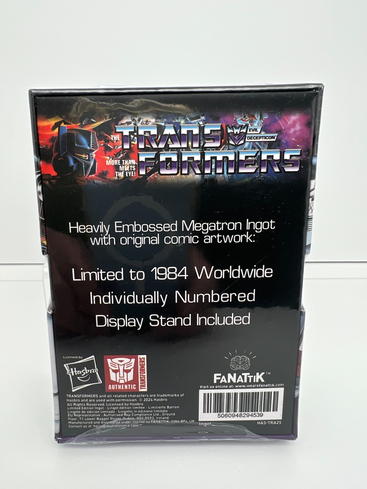 Transformers 40th Anniversary Limited Edition Decepticons Ingot